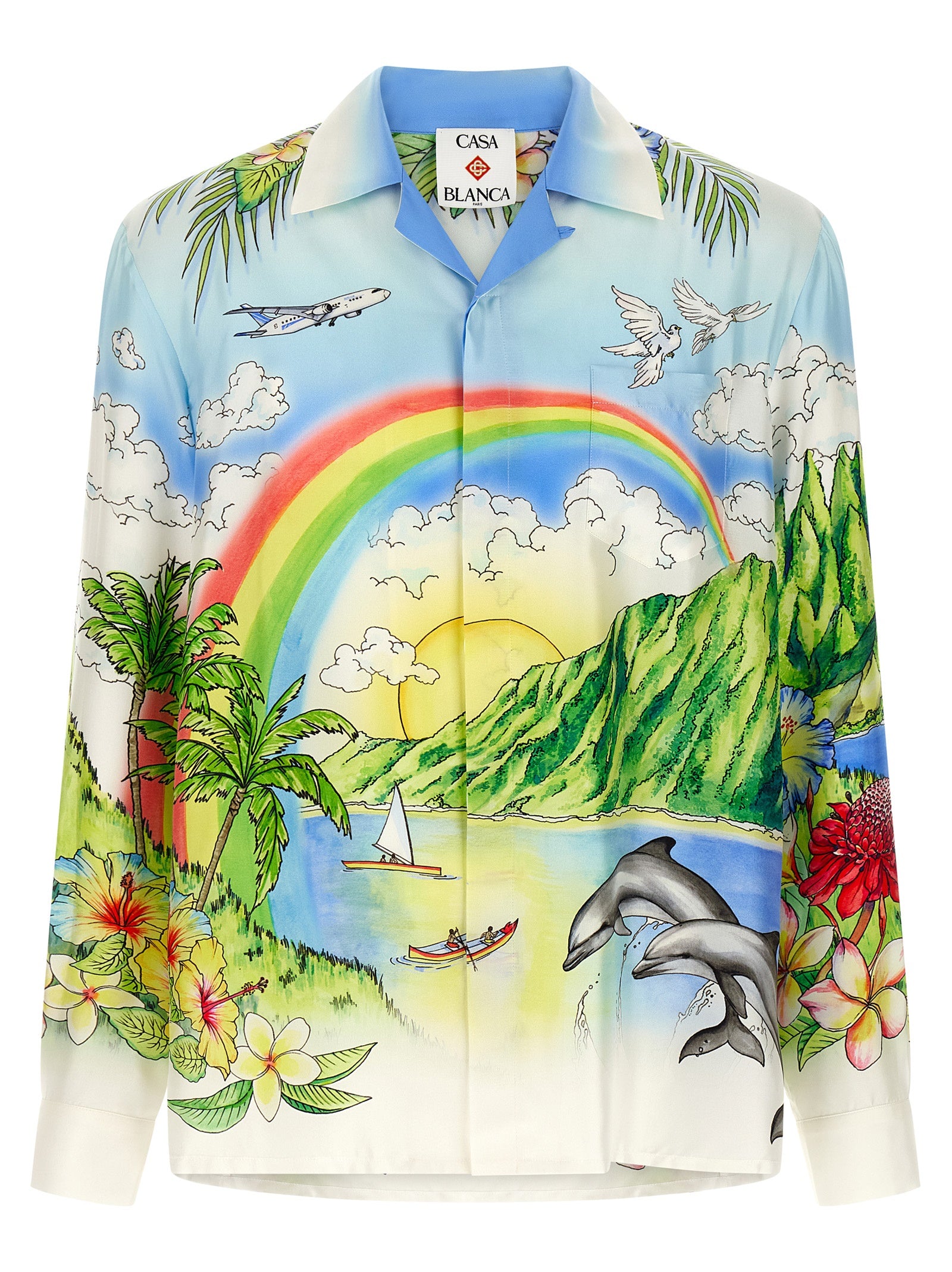 Casablanca Men 'Aloha' Shirt CASABLANCA