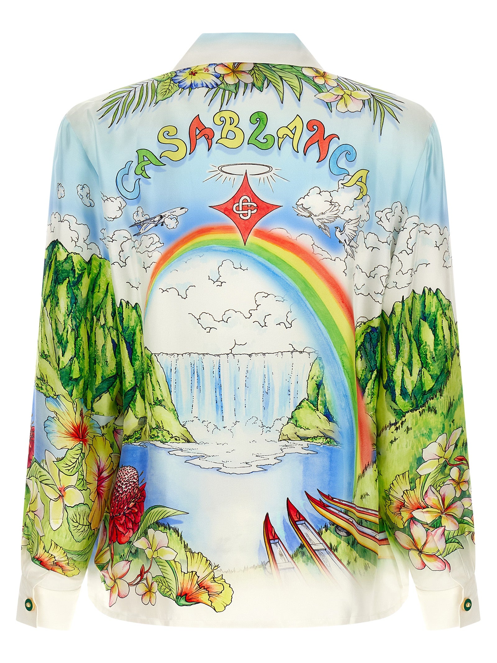 Casablanca Men 'Aloha' Shirt CASABLANCA
