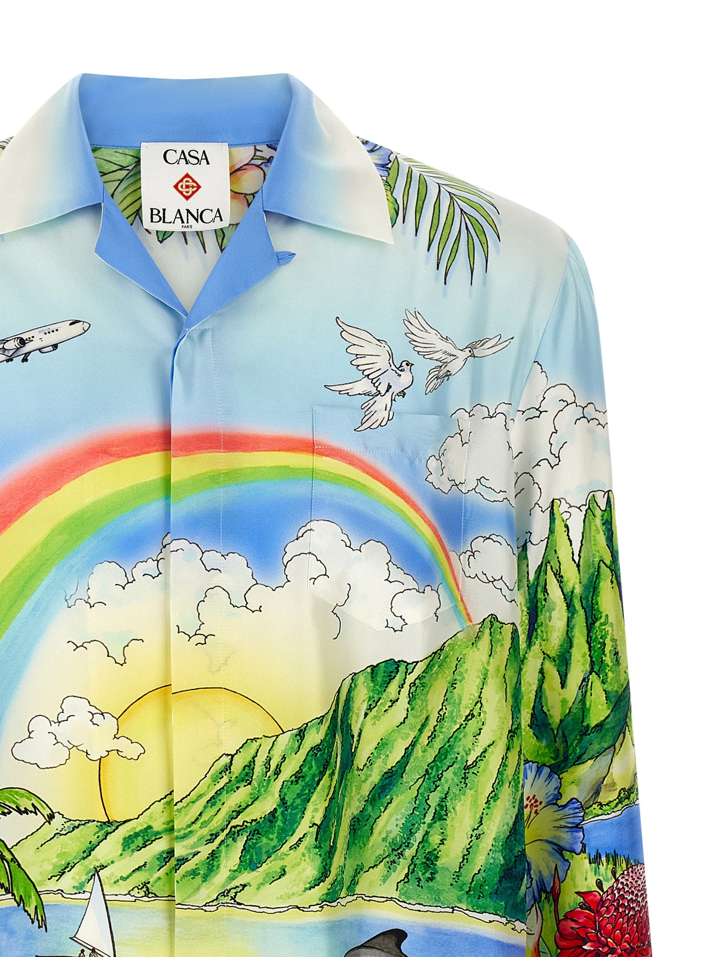 Casablanca Men 'Aloha' Shirt CASABLANCA
