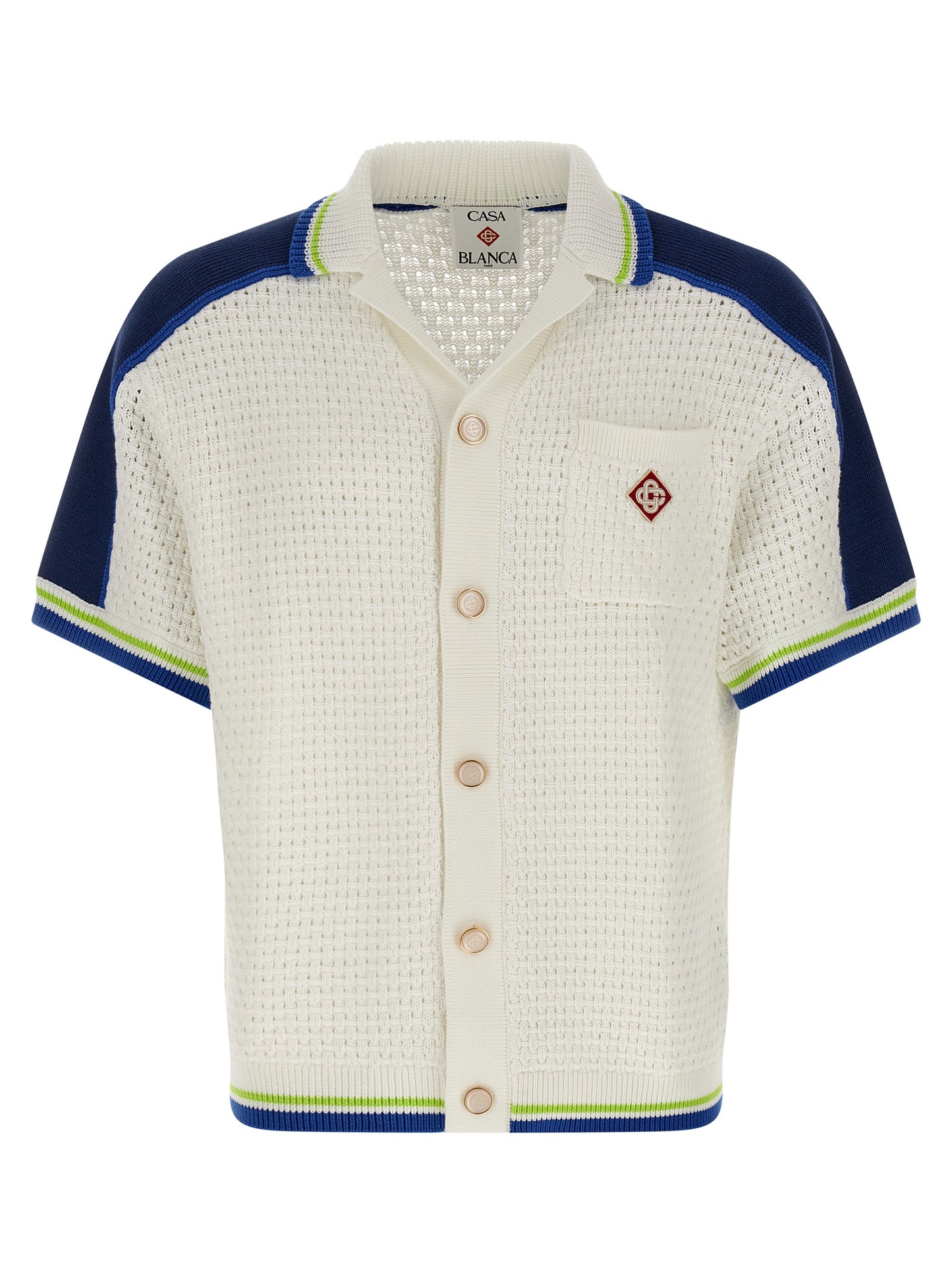 Casablanca Men 'Tennis Cotton Crochet' Shirt CASABLANCA