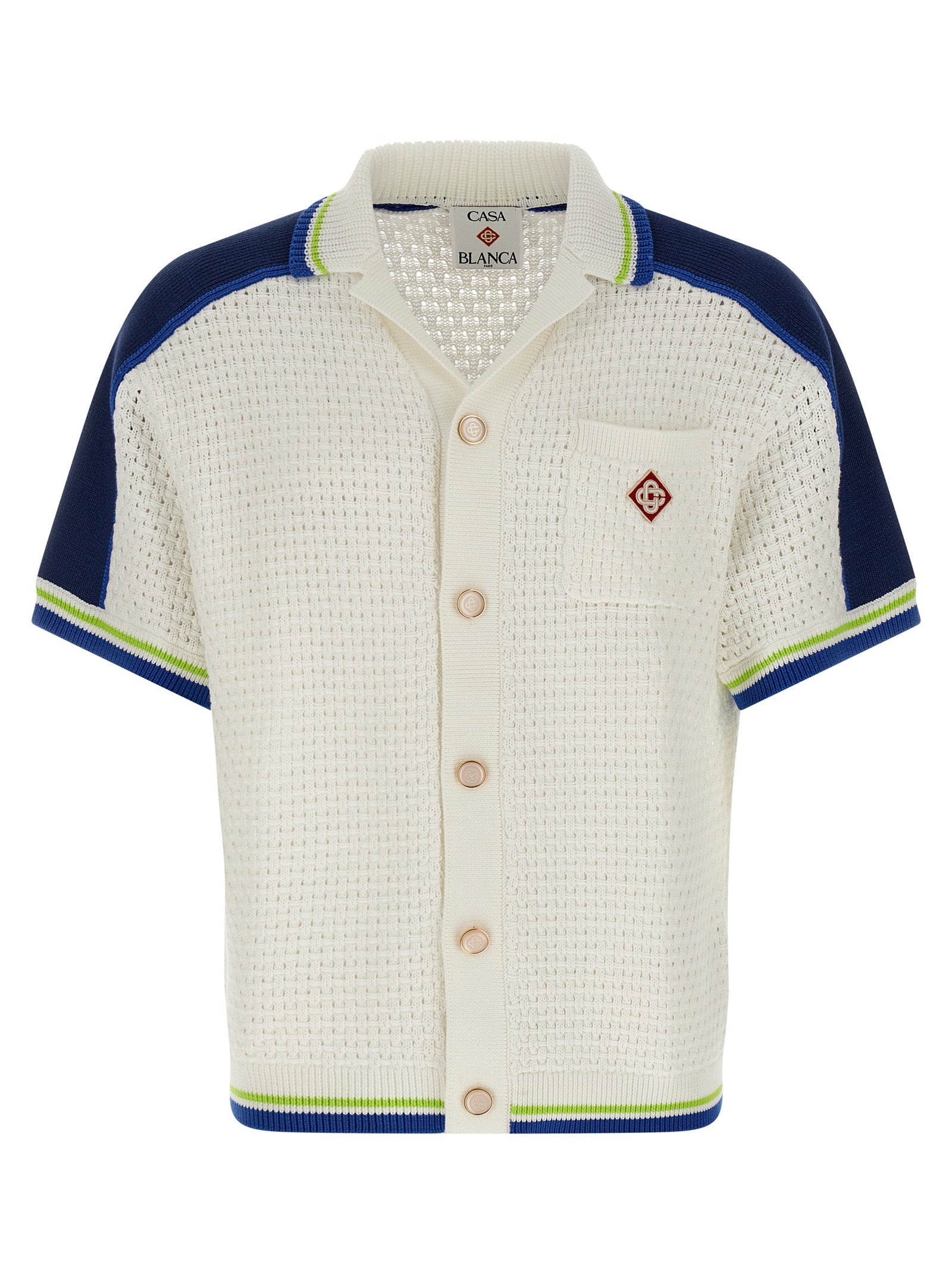 Casablanca Men 'Tennis Cotton Crochet' Shirt CASABLANCA