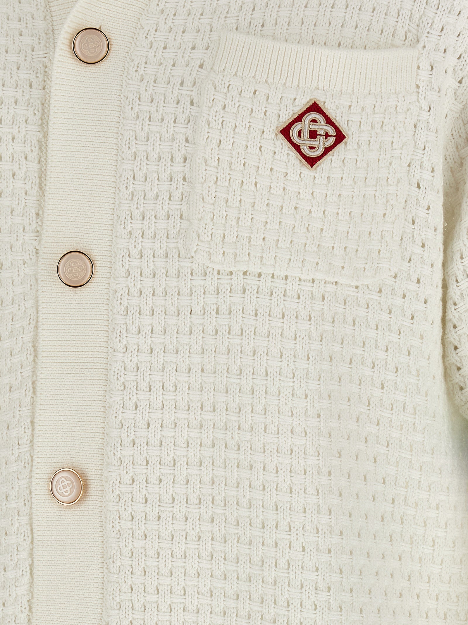 Casablanca Men 'Tennis Cotton Crochet' Shirt CASABLANCA