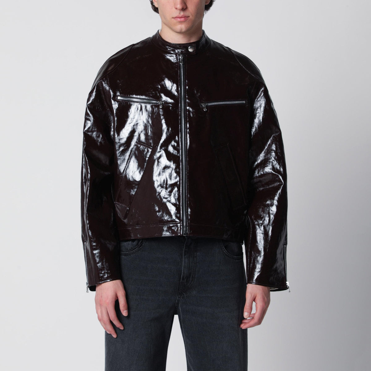 Sefr Ristretto Racer Coated Linen Jacket Men SEFR