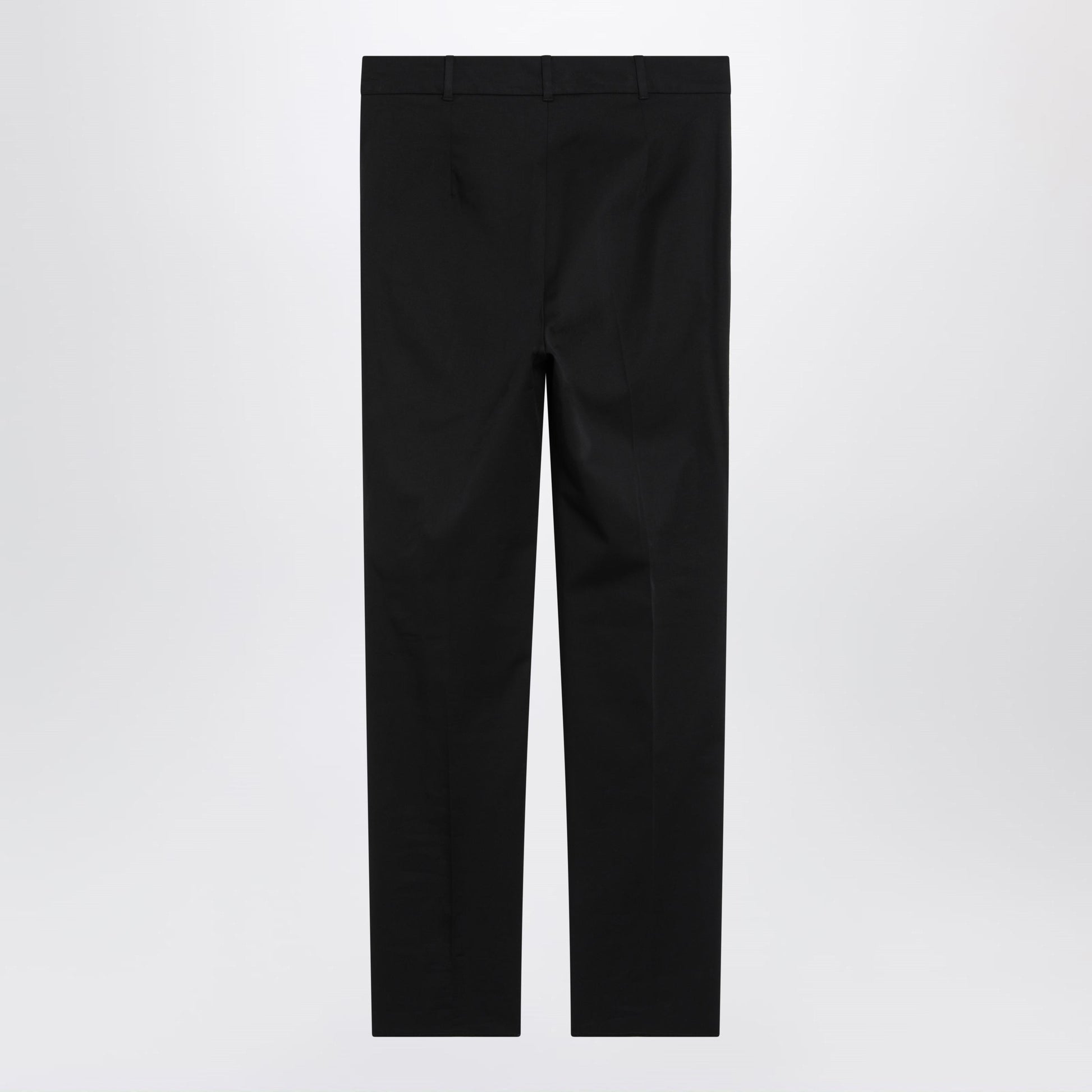 Max Mara Studio Black Stretch Cotton Trousers Women MAX MARA STUDIO