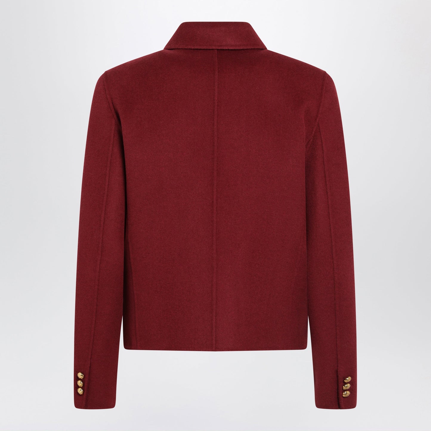 Max Mara Studio Jacket In Ruby Wool And Cashmere Women MAX MARA STUDIO