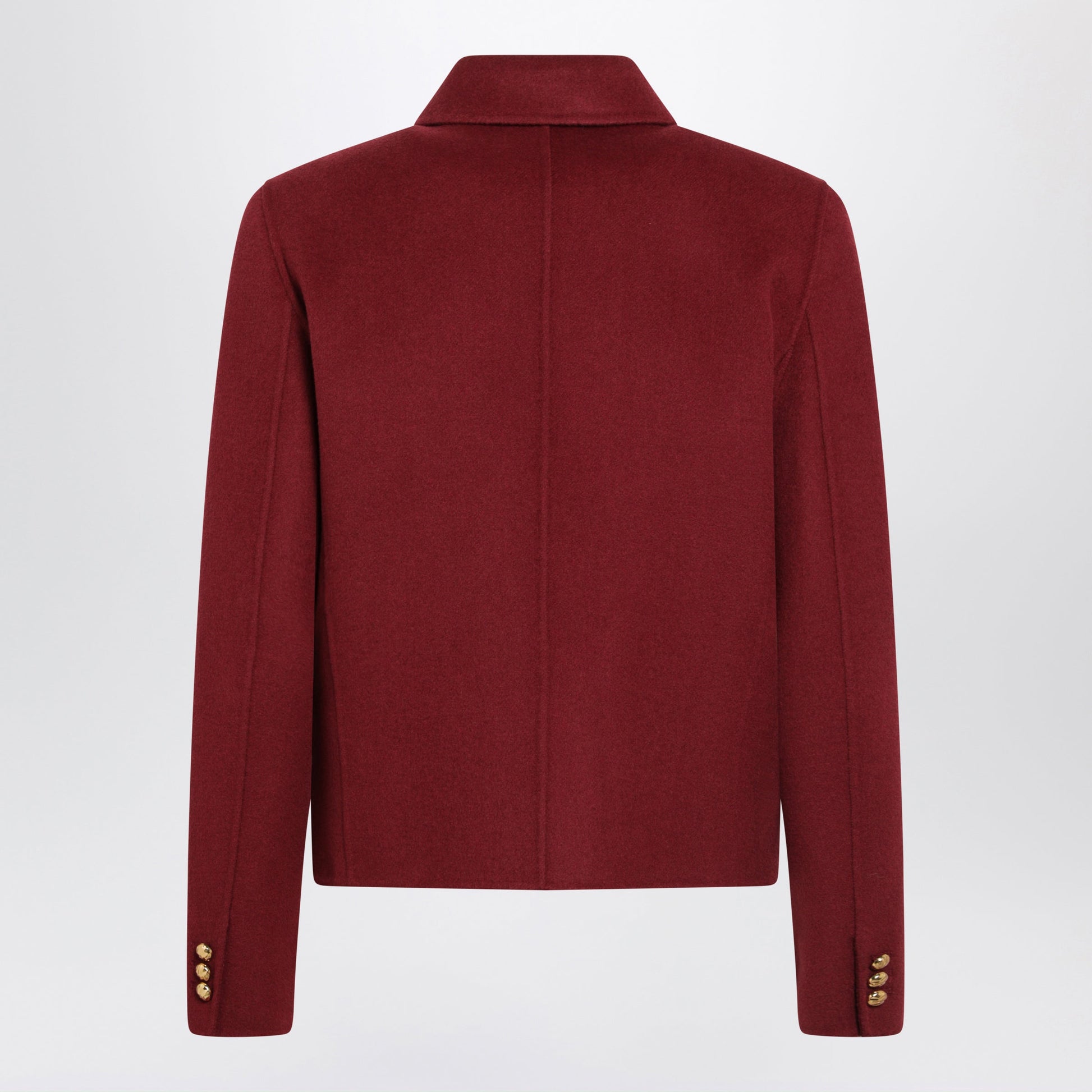 Max Mara Studio Jacket In Ruby Wool And Cashmere Women MAX MARA STUDIO