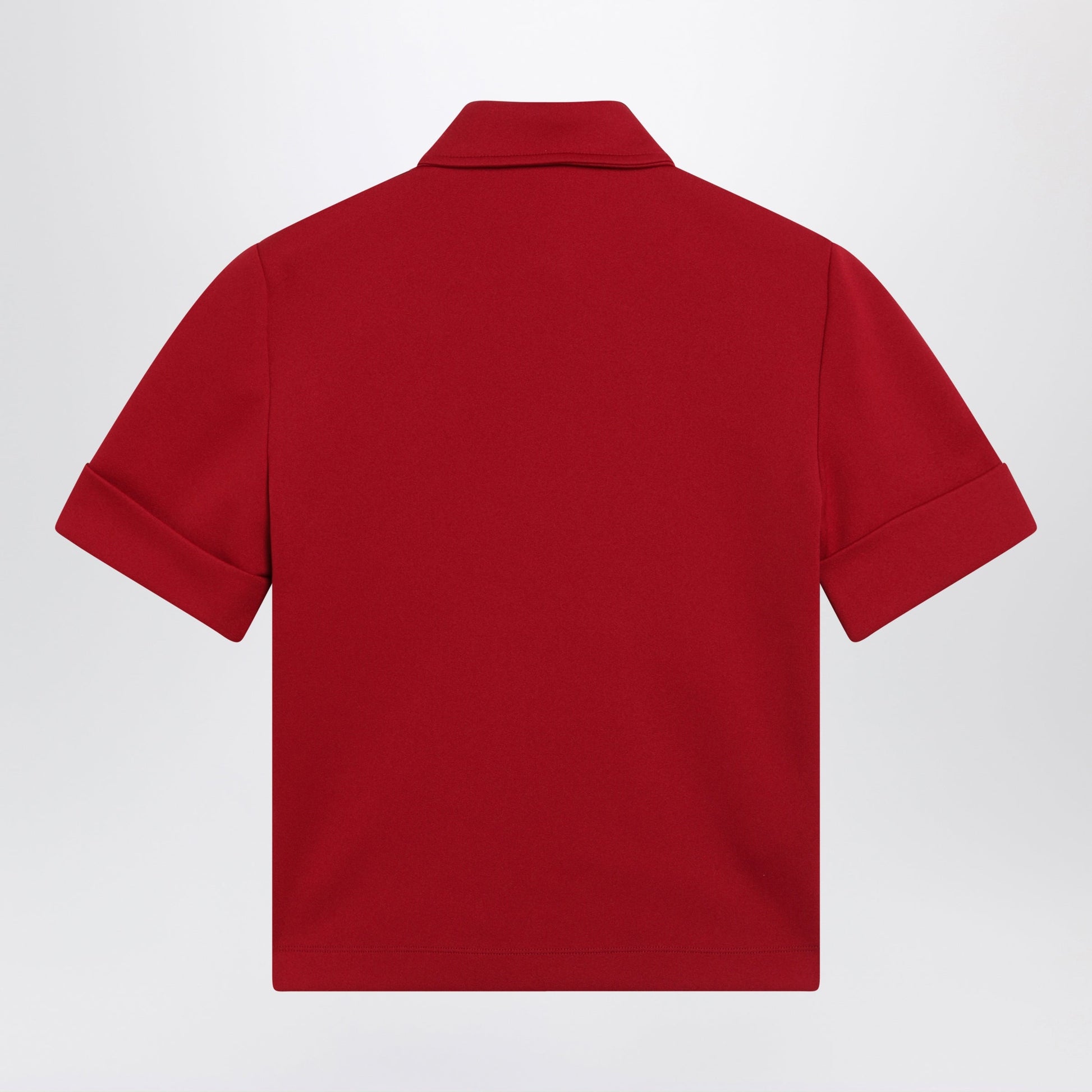 Miu Miu Ruby Red Technical Jersey Polo Women MIU MIU