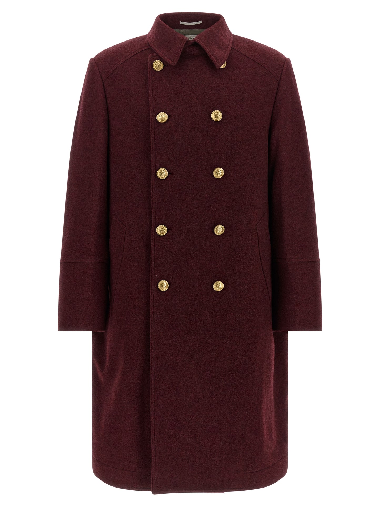 Brunello Cucinelli Men Cashmere Double-Breasted Coat BRUNELLO CUCINELLI