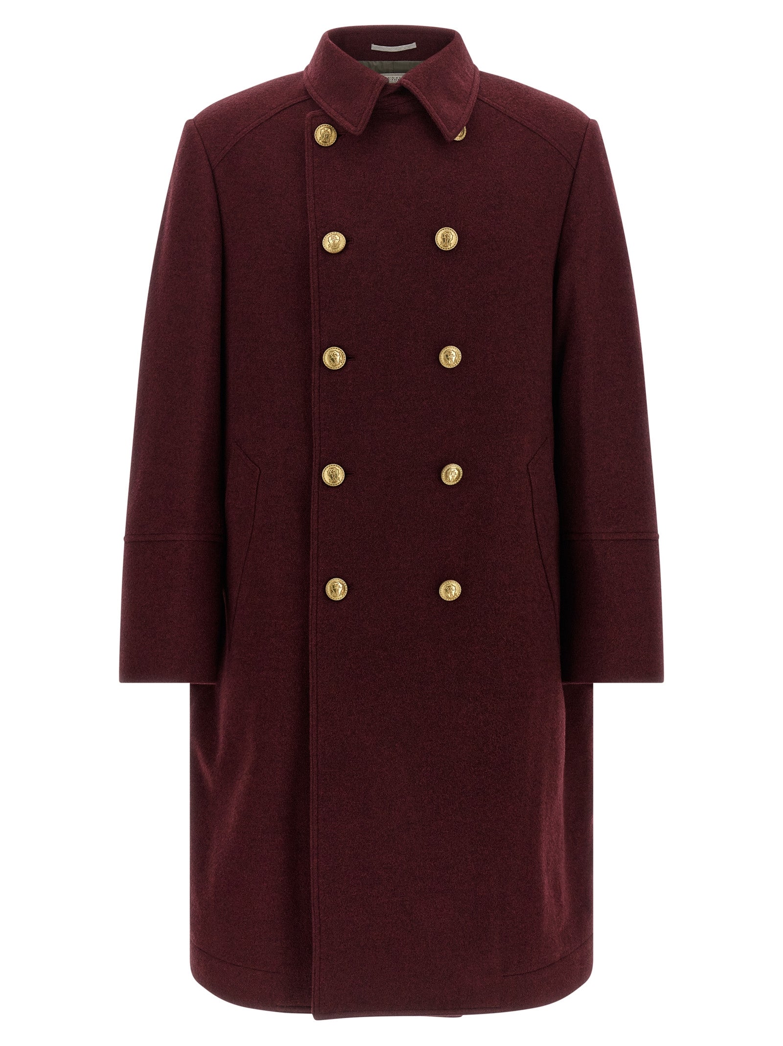 Brunello Cucinelli Men Cashmere Double-Breasted Coat BRUNELLO CUCINELLI