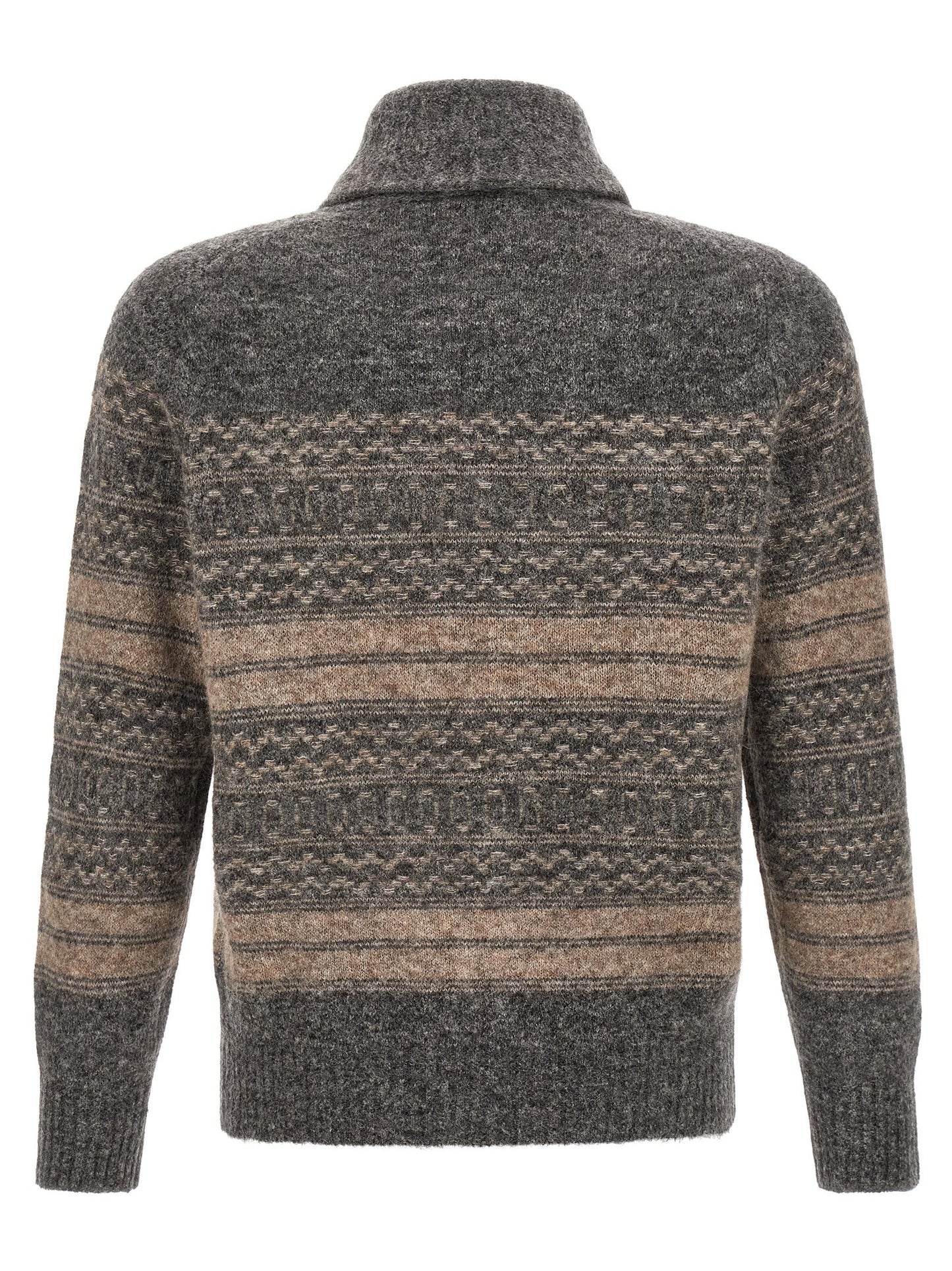 Brunello Cucinelli Men 'Nordic Jacquard' Cardigan BRUNELLO CUCINELLI