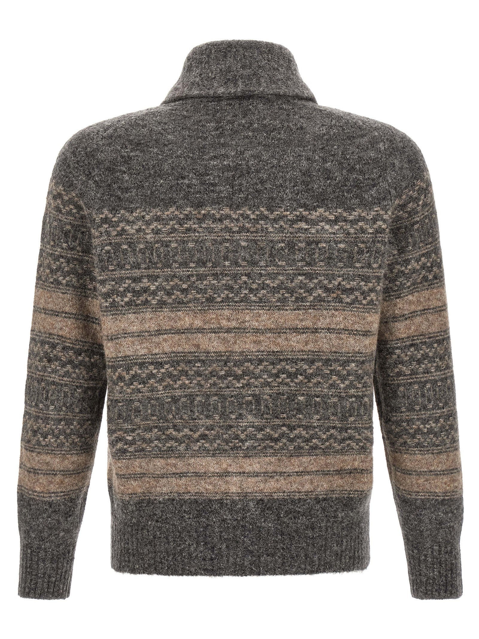 Brunello Cucinelli Men 'Nordic Jacquard' Cardigan BRUNELLO CUCINELLI