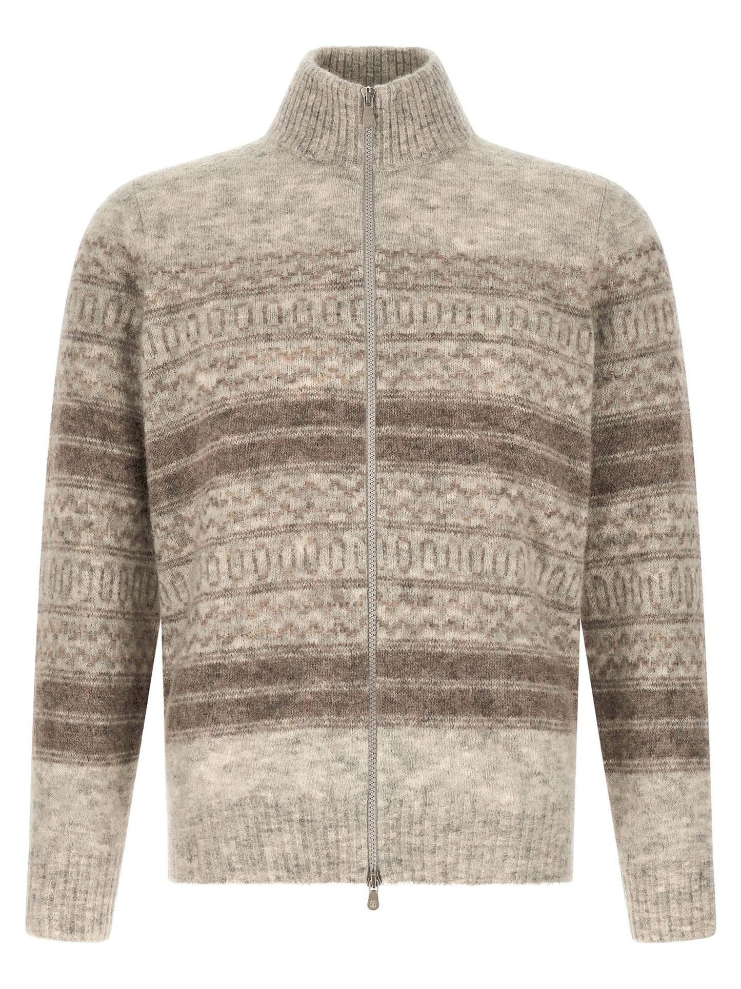 Brunello Cucinelli Men 'Nordic Jacquard' Cardigan BRUNELLO CUCINELLI