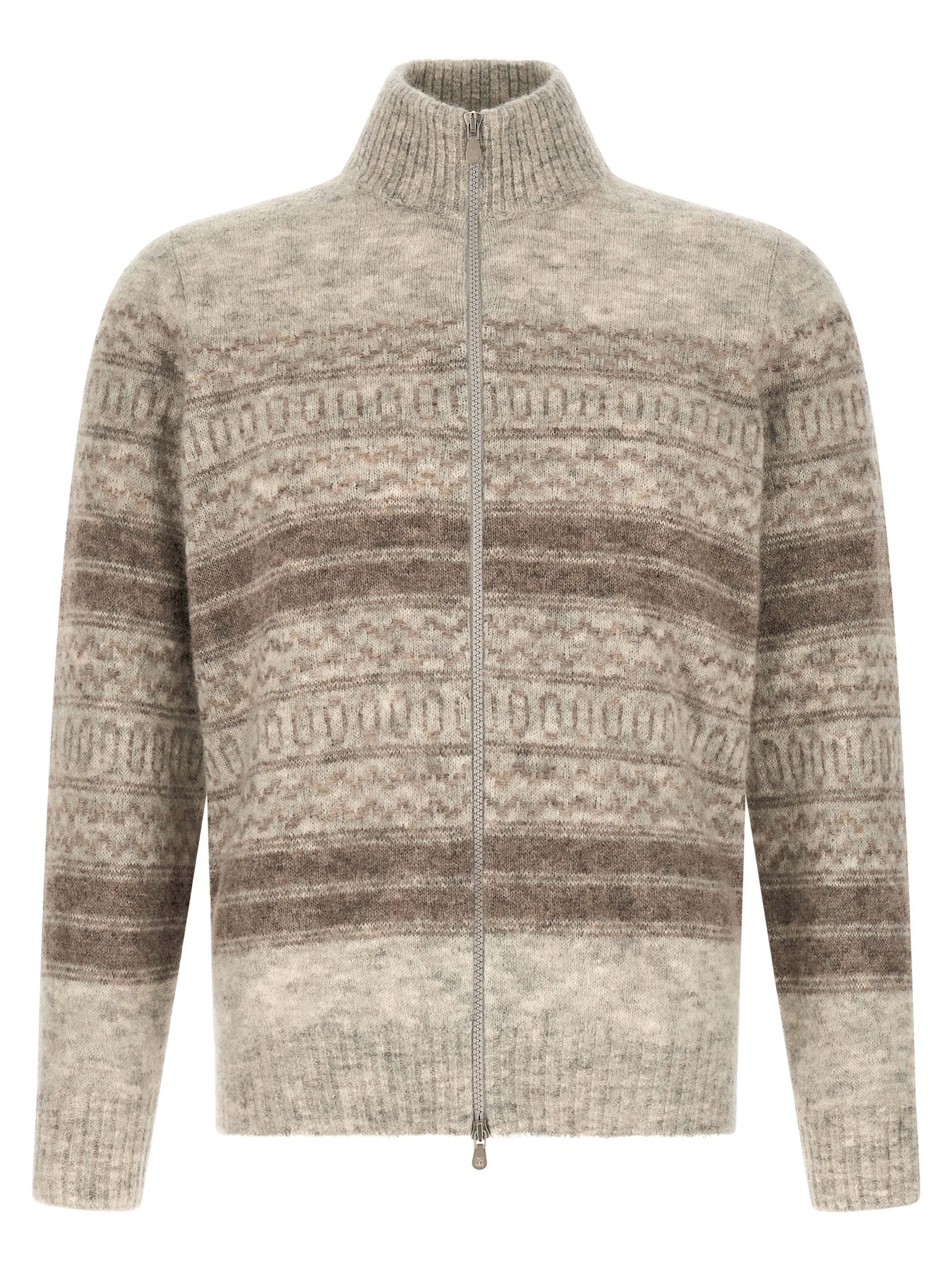 Brunello Cucinelli Men 'Nordic Jacquard' Cardigan BRUNELLO CUCINELLI