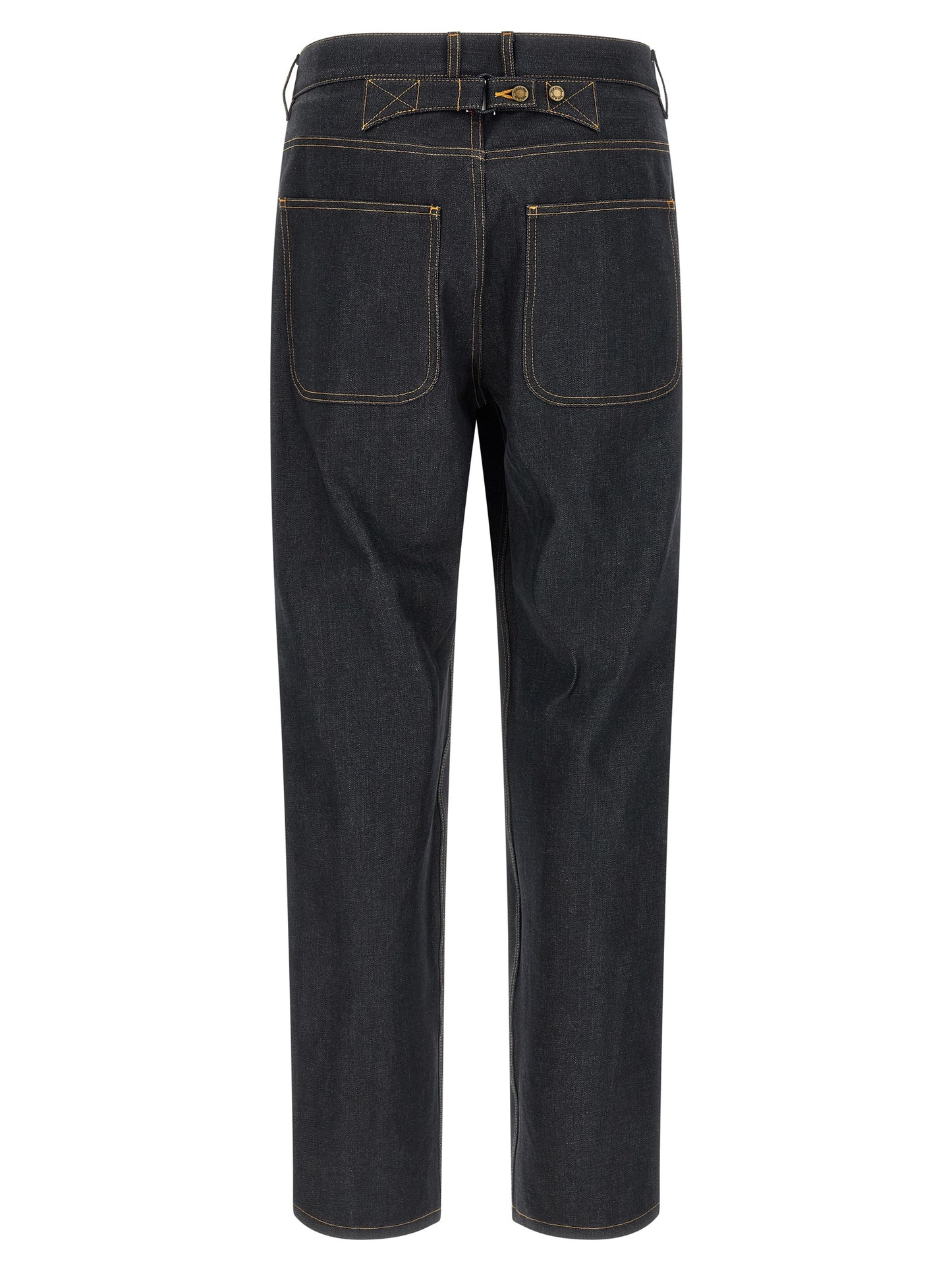 Thom Browne Men Japanese Selvedge Denim Jeans THOM BROWNE