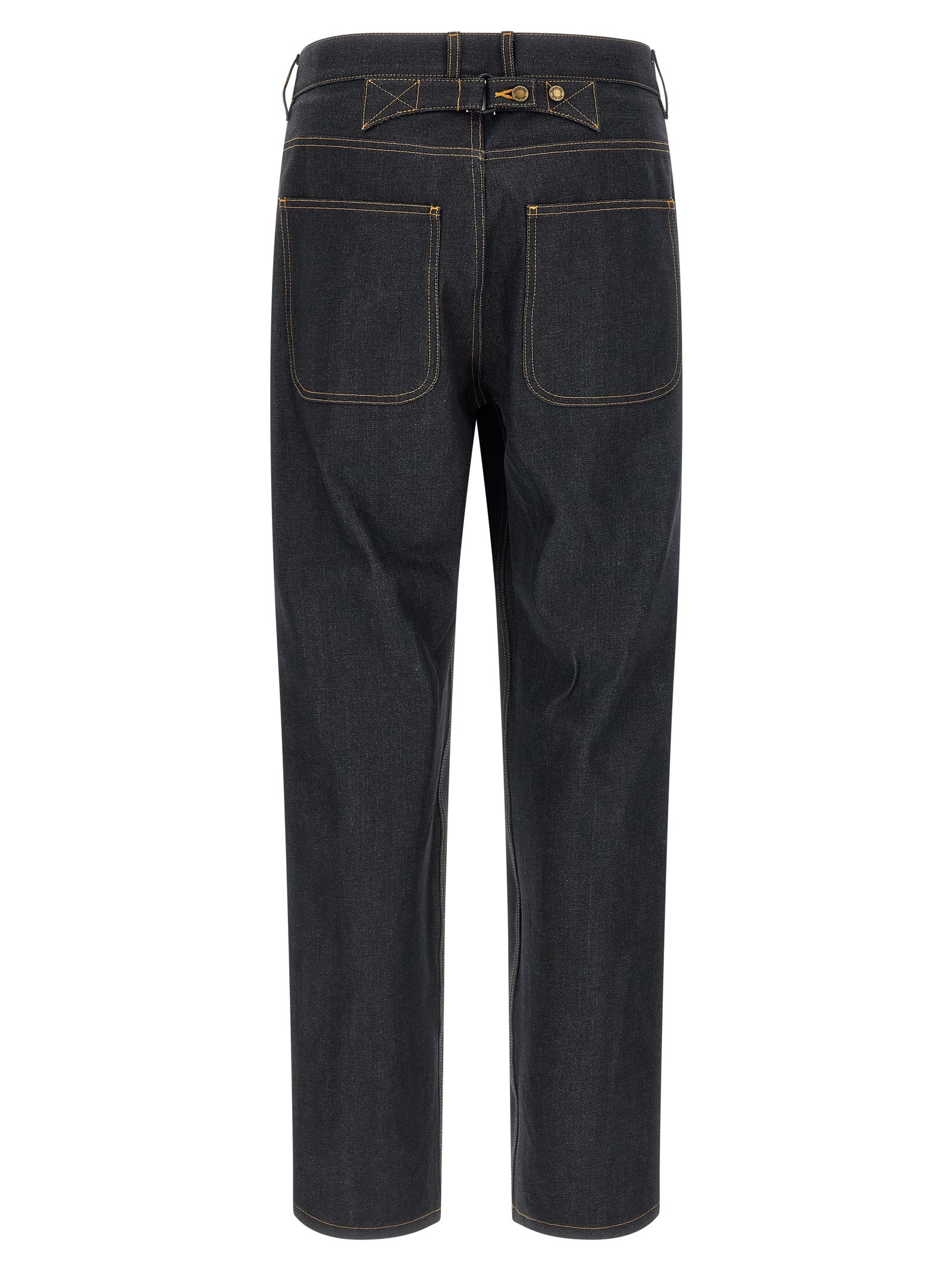 Thom Browne Men Japanese Selvedge Denim Jeans THOM BROWNE