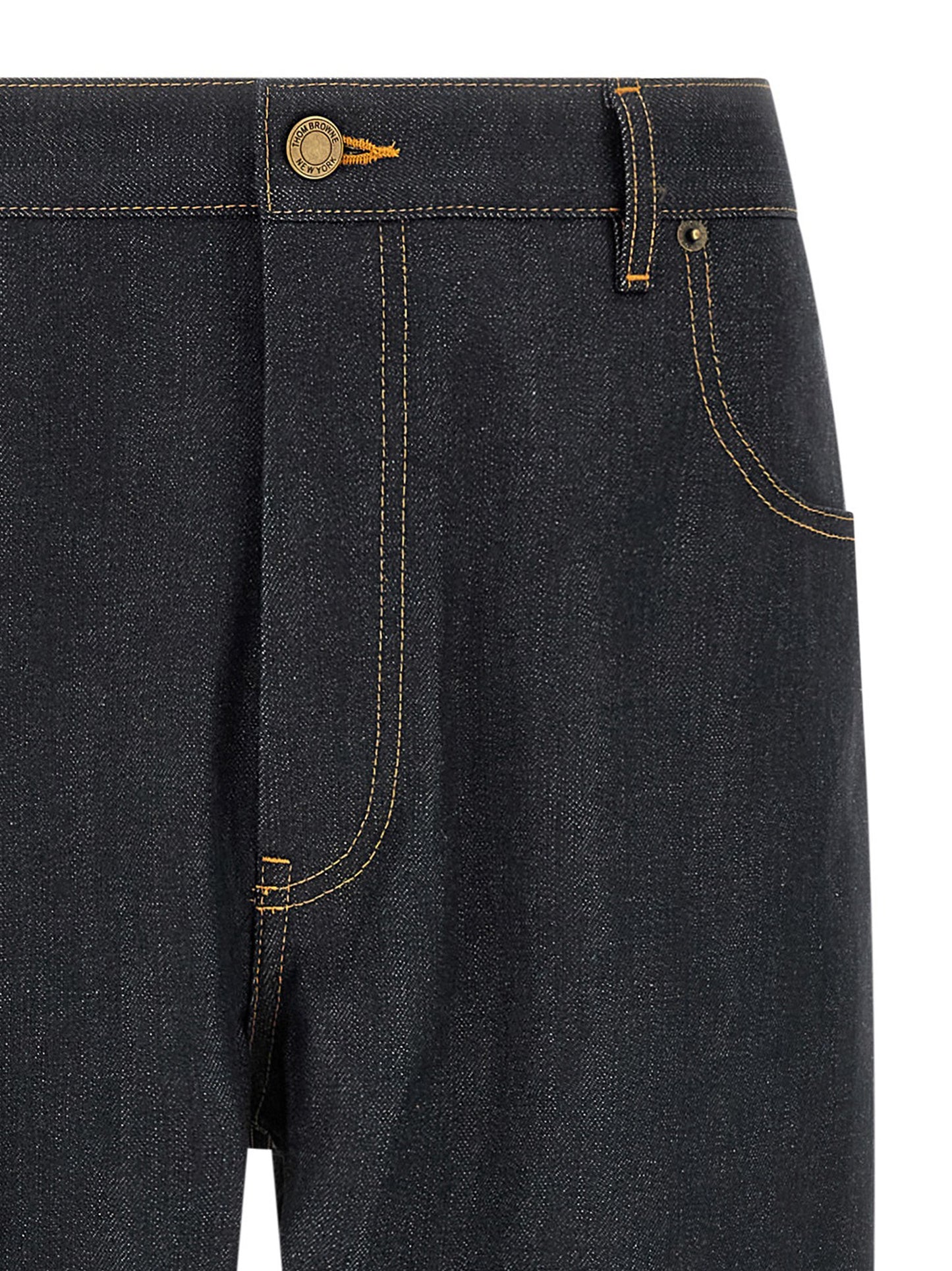 Thom Browne Men Japanese Selvedge Denim Jeans THOM BROWNE