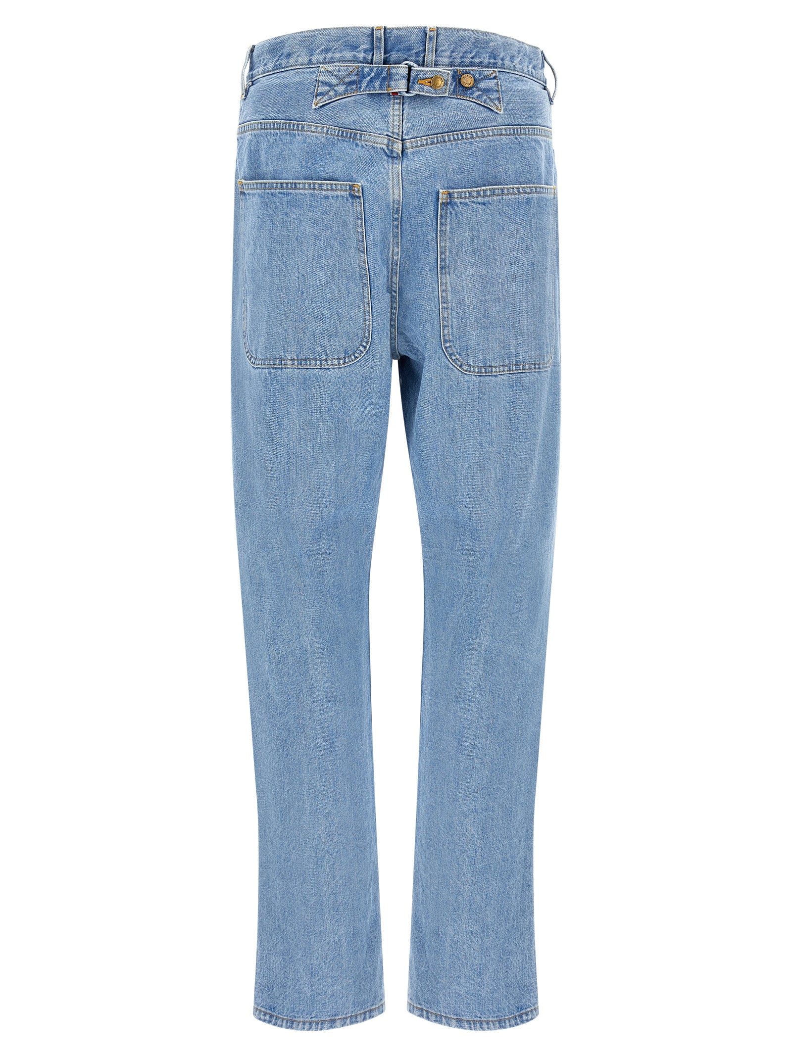 Thom Browne Men Back Martingale Jeans THOM BROWNE