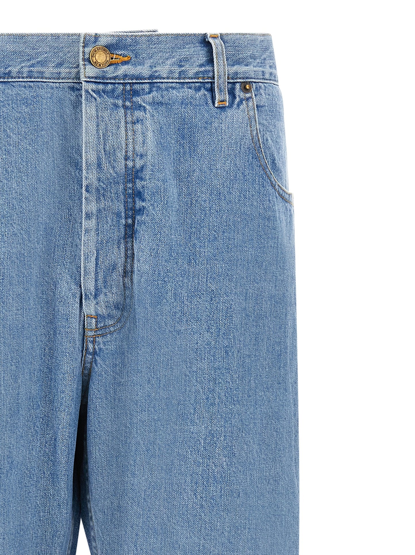 Thom Browne Men Back Martingale Jeans THOM BROWNE