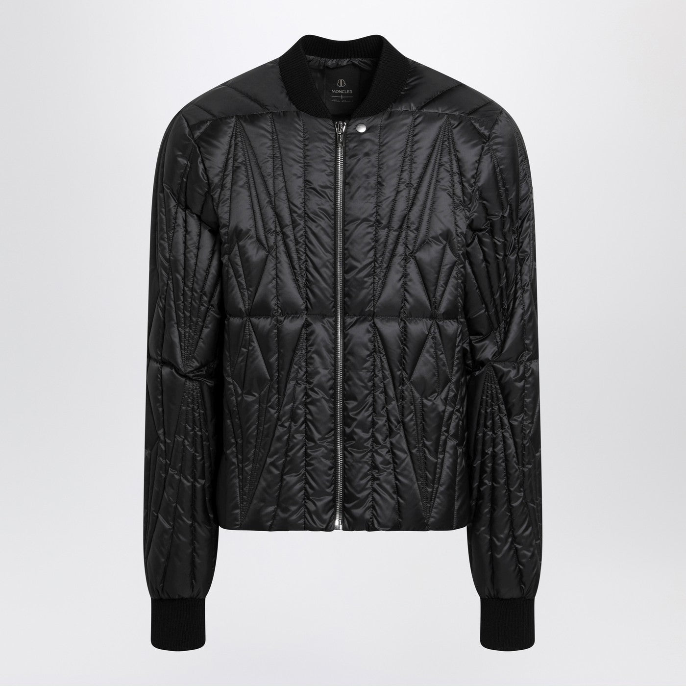 Moncler + Rick Owens Black Quilted Zip-Up Down Jacket Men MONCLER