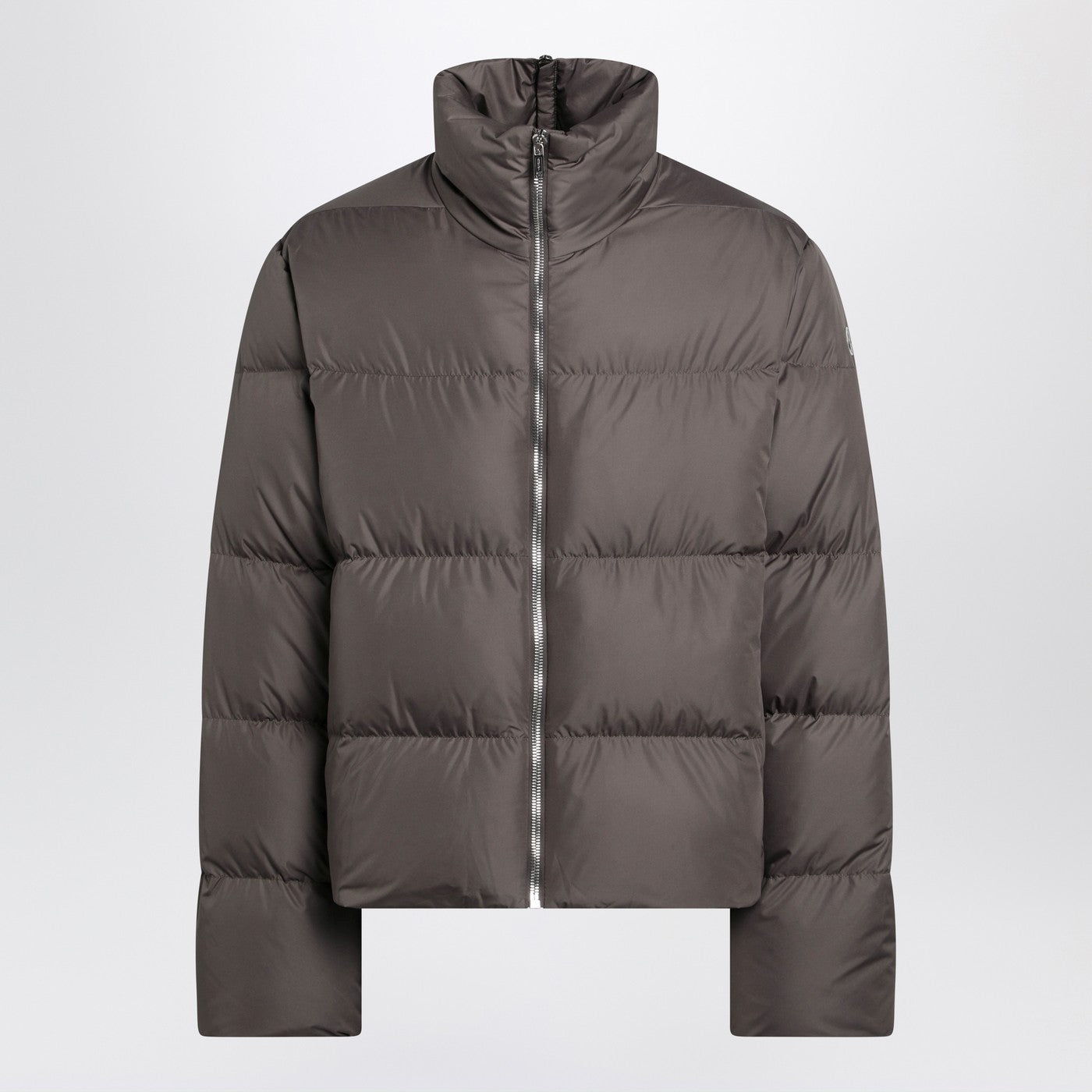 Moncler + Rick Owens Mud-Colored Zip-Up Down Jacket Men MONCLER