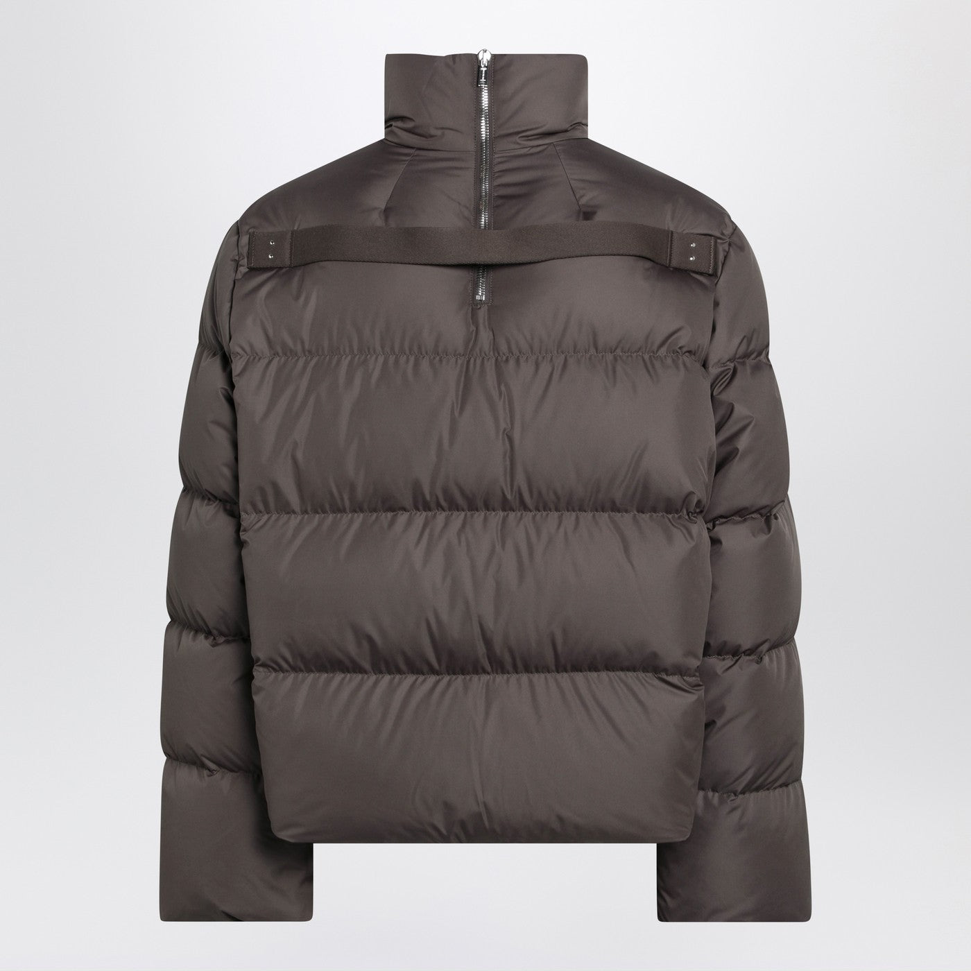 Moncler + Rick Owens Mud-Colored Zip-Up Down Jacket Men MONCLER