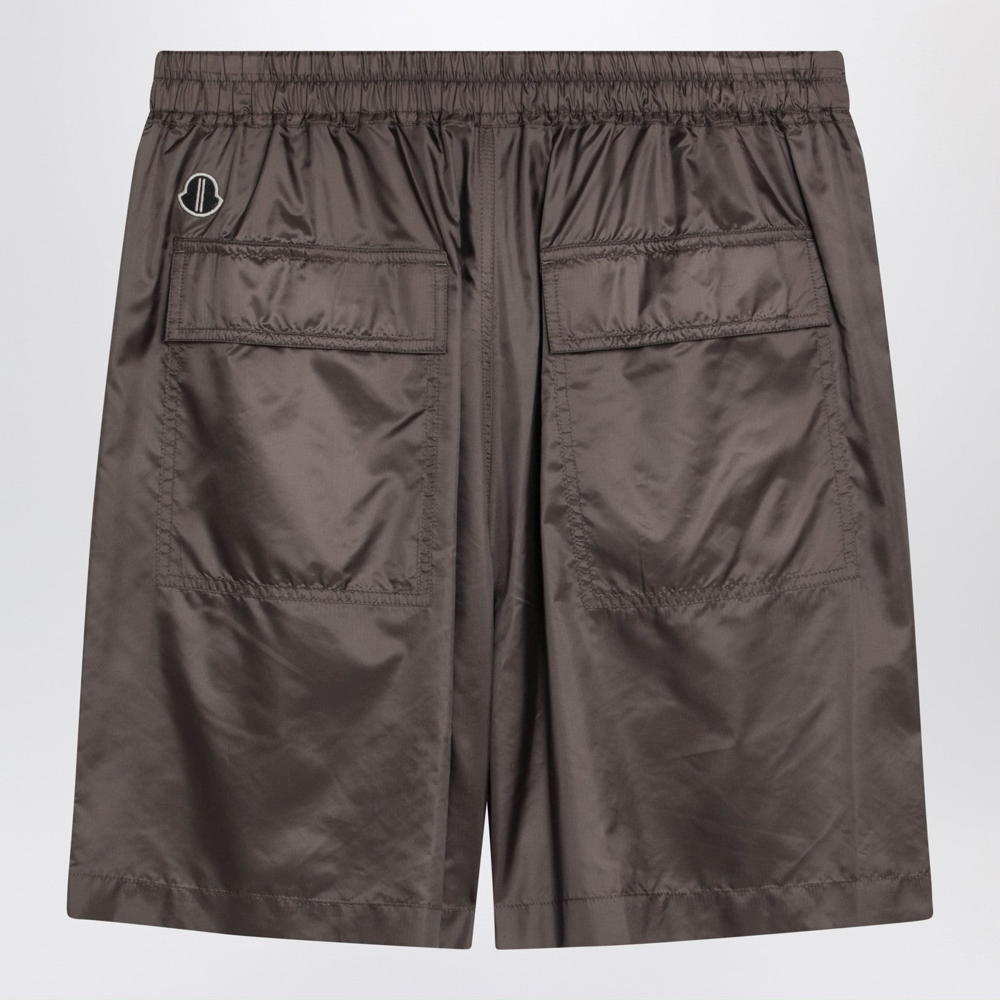 Moncler + Rick Owens Mud-Colored Drawstring Kilt Shorts Men MONCLER