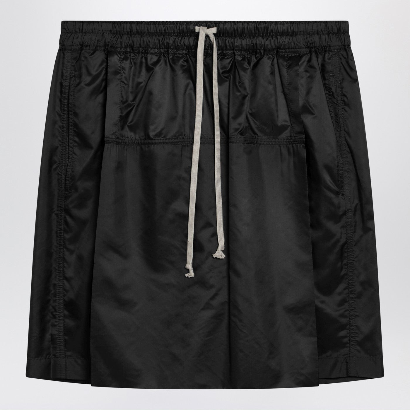 Moncler + Rick Owens Black Drawstring Kilt Shorts Men MONCLER