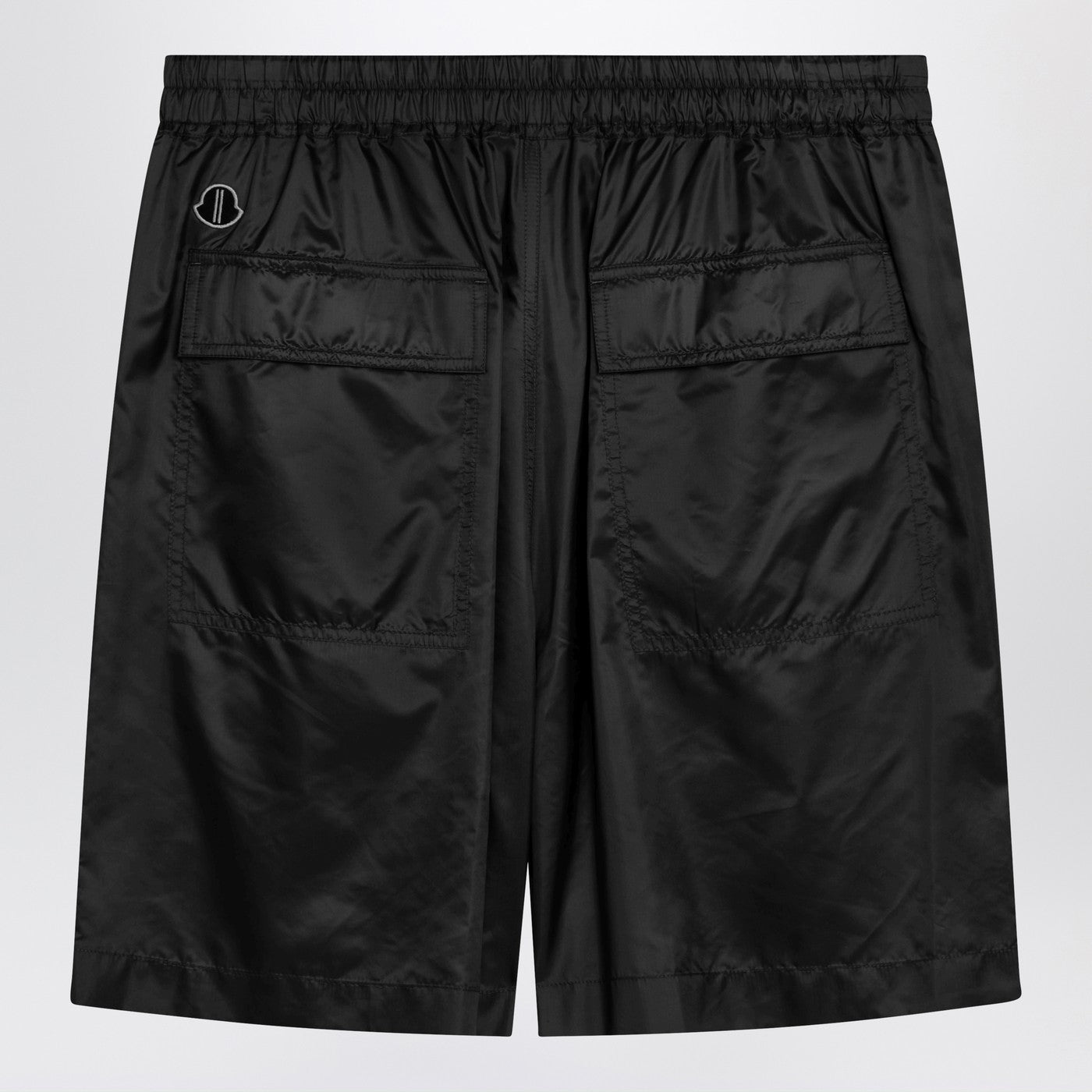 Moncler + Rick Owens Black Drawstring Kilt Shorts Men MONCLER