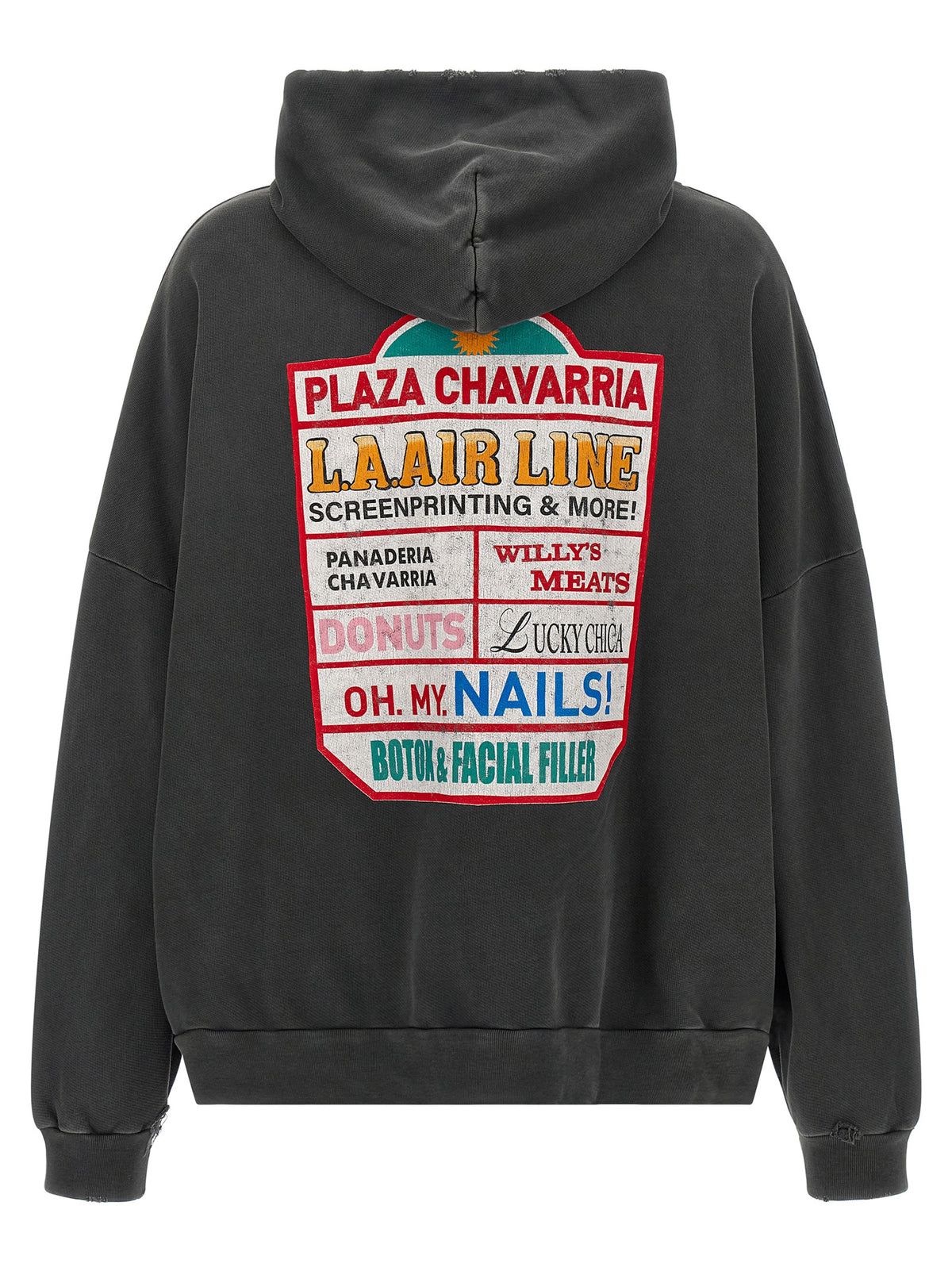 Willy Chavarria Men 'Plaza Chavarria Hooligan' Sweatshirt WILLY CHAVARRIA