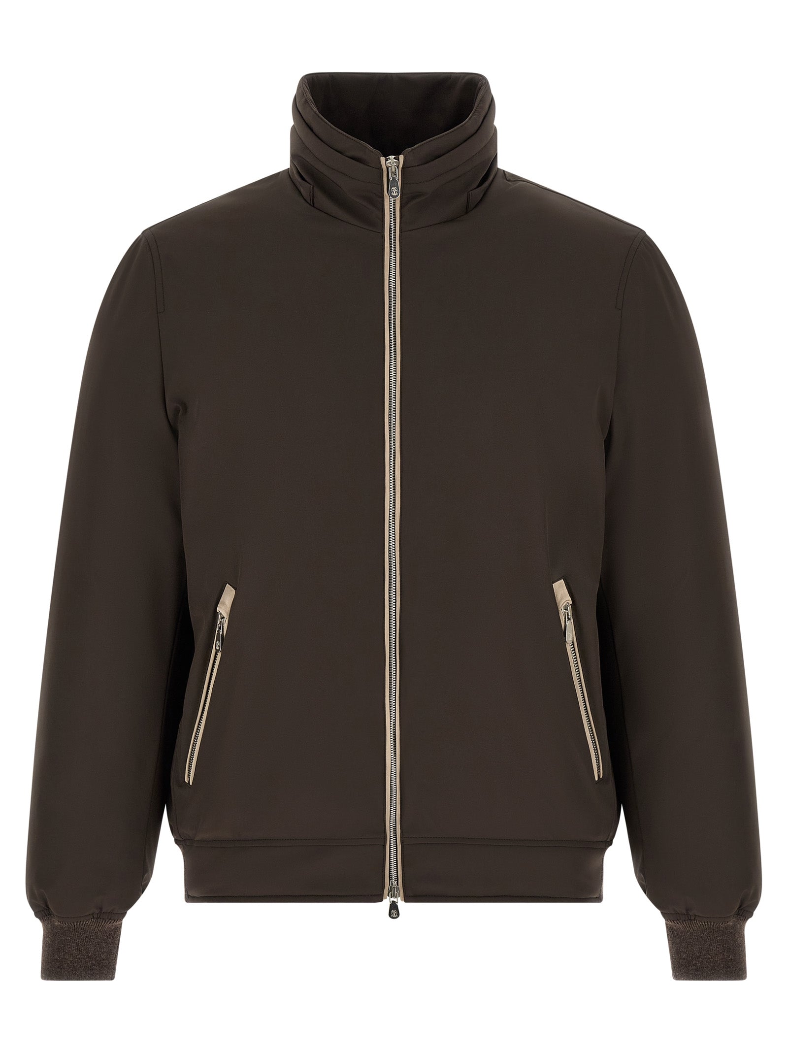 Brunello Cucinelli Men Detachable Hood Down Jacket BRUNELLO CUCINELLI