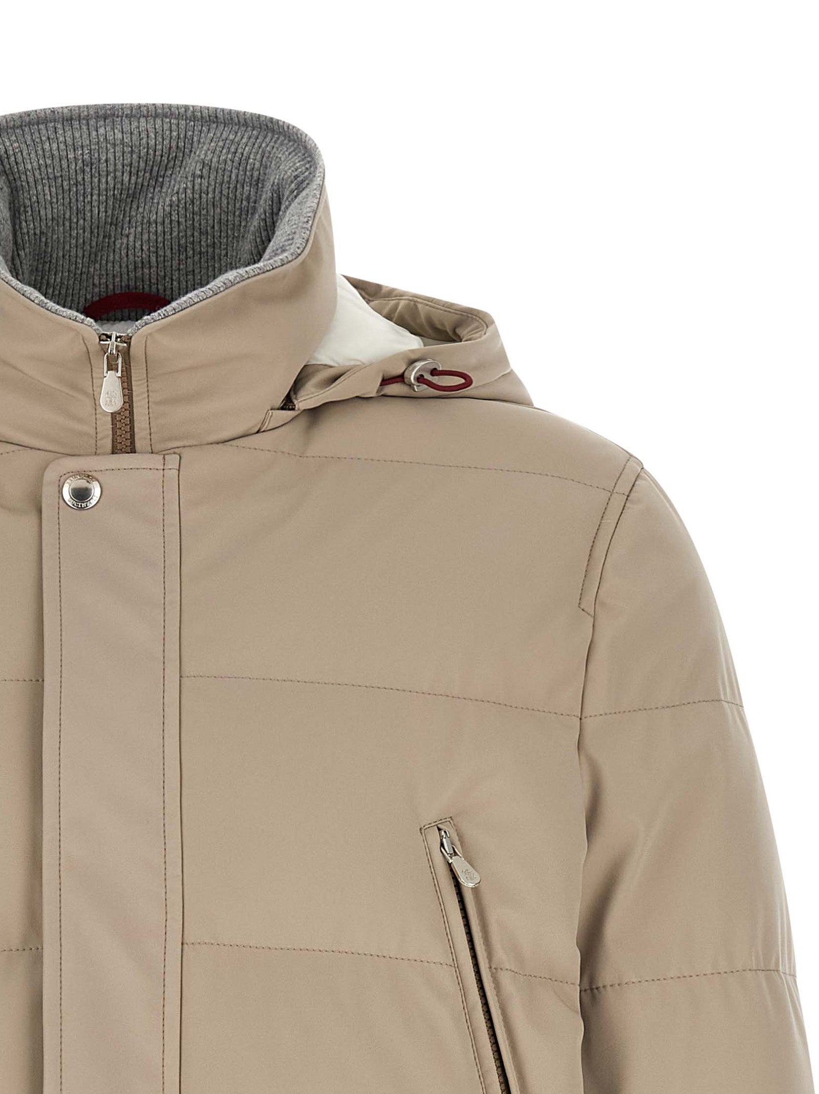 Brunello Cucinelli Men Quilted Parka BRUNELLO CUCINELLI