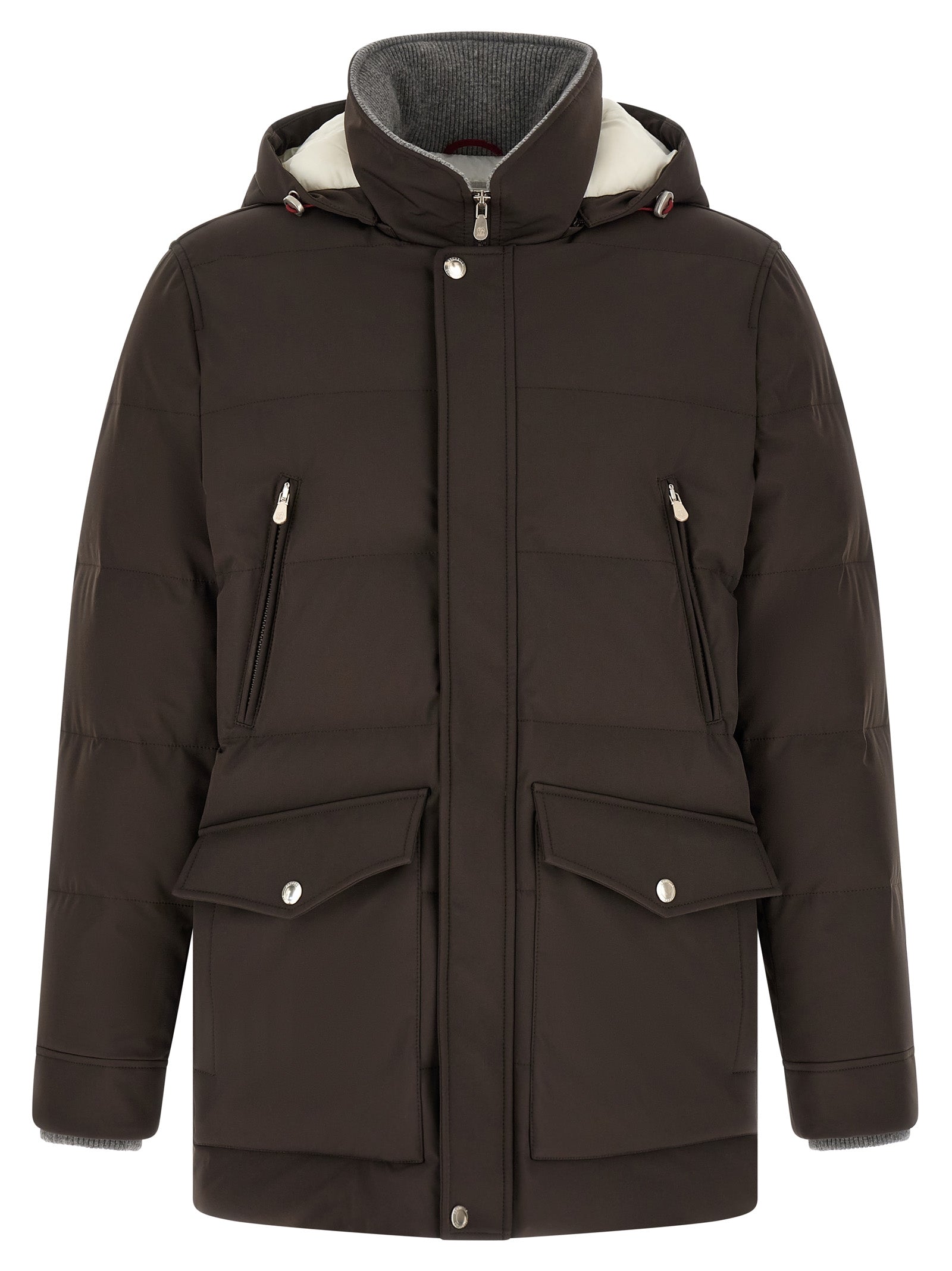 Brunello Cucinelli Men Quilted Parka BRUNELLO CUCINELLI