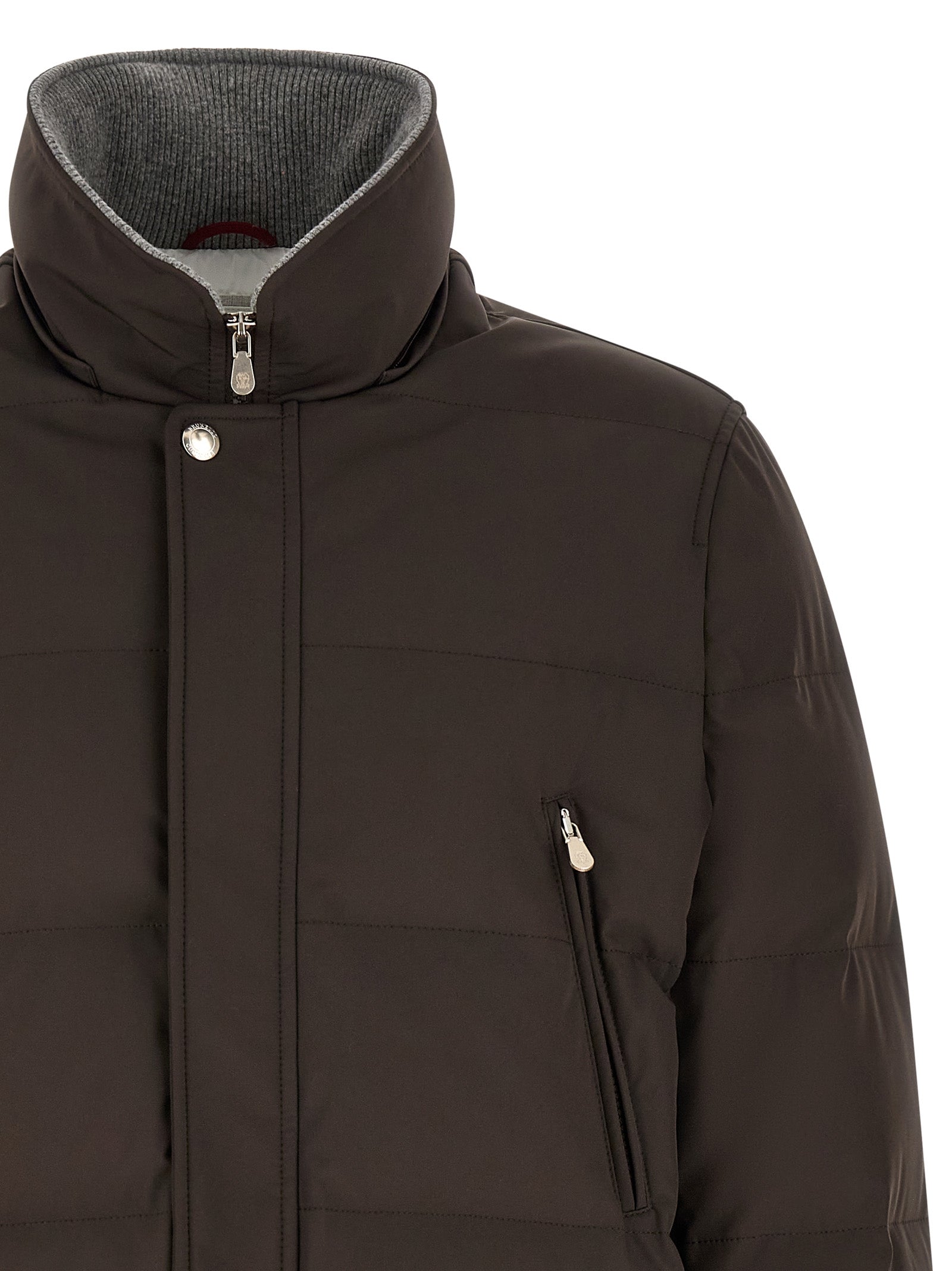 Brunello Cucinelli Men Quilted Parka BRUNELLO CUCINELLI