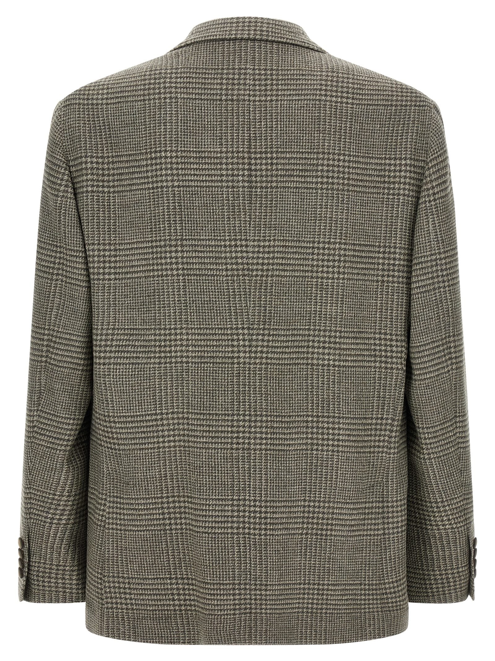 Brunello Cucinelli Men Prince Of Wales Blazer BRUNELLO CUCINELLI