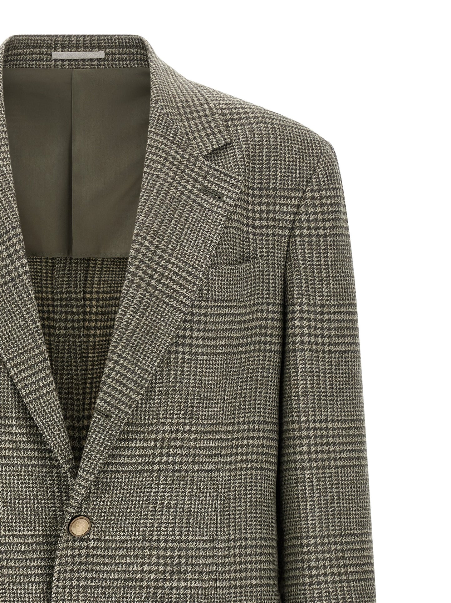 Brunello Cucinelli Men Prince Of Wales Blazer BRUNELLO CUCINELLI