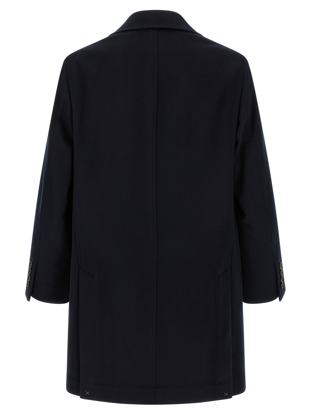 Brunello Cucinelli Men Wool Beaver Coat BRUNELLO CUCINELLI