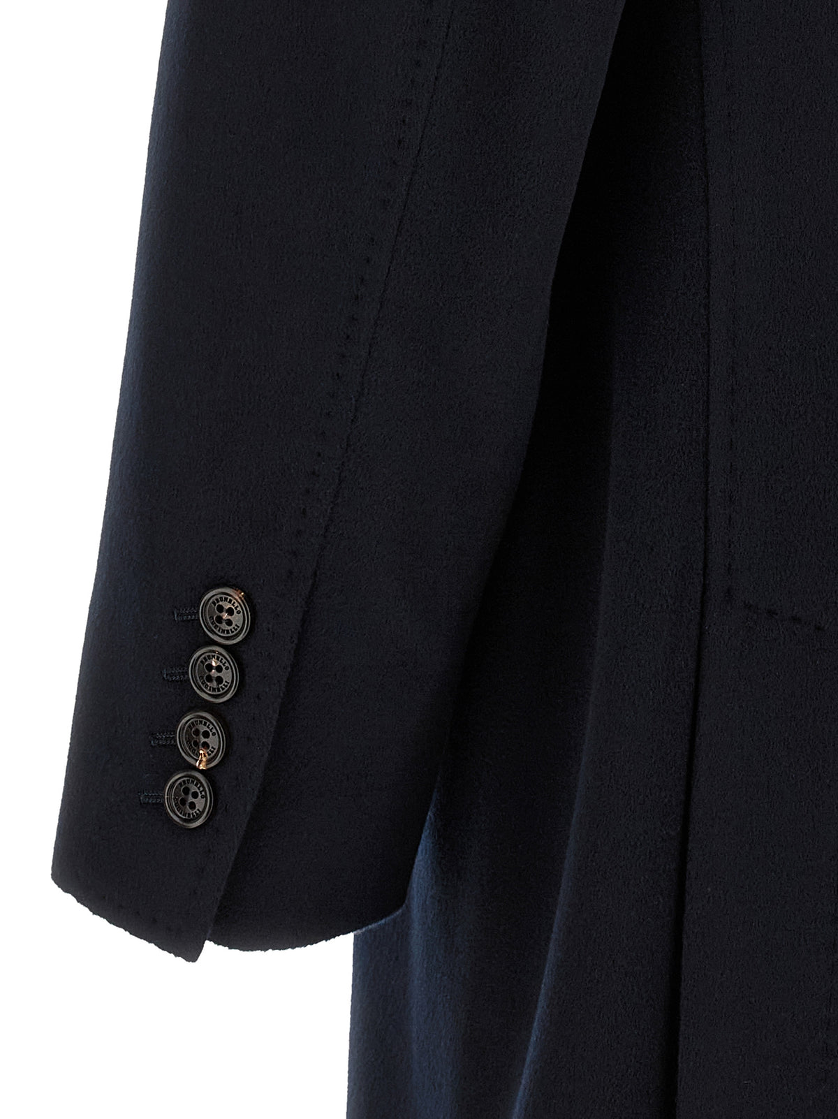 Brunello Cucinelli Men Wool Beaver Coat BRUNELLO CUCINELLI