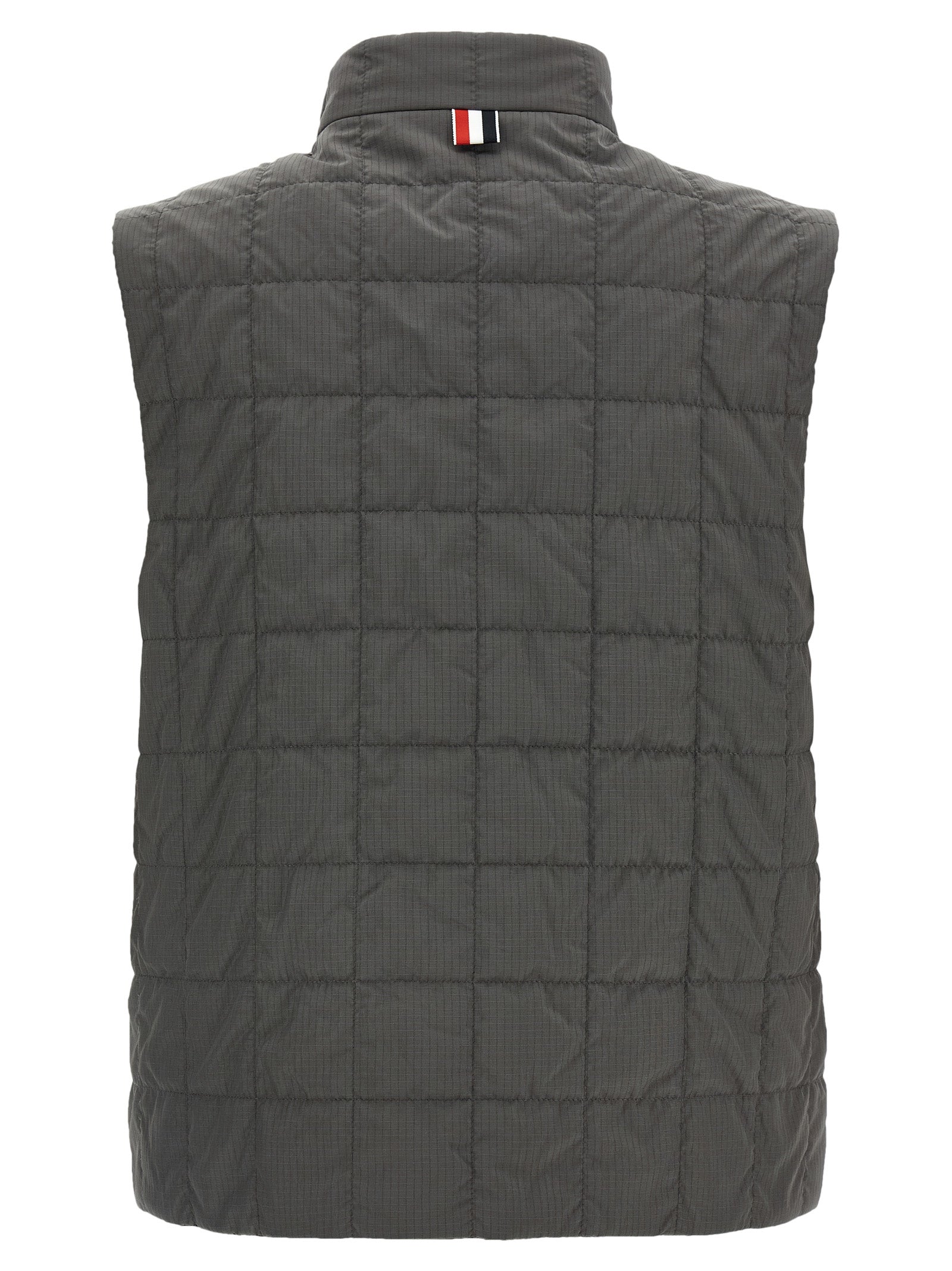 Thom Browne Men '4Bar' Ripstop Shiny Vest THOM BROWNE