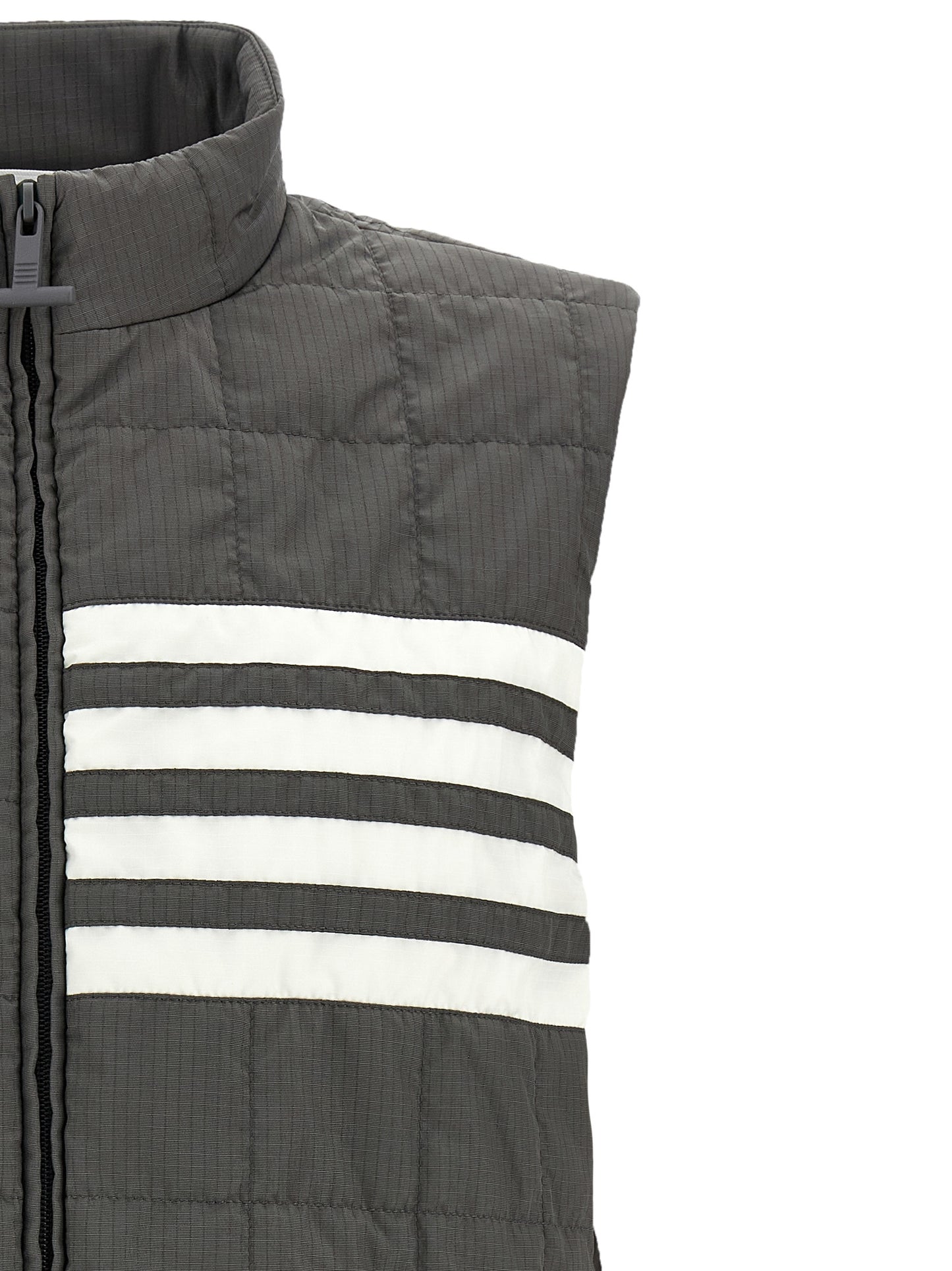Thom Browne Men '4Bar' Ripstop Shiny Vest THOM BROWNE
