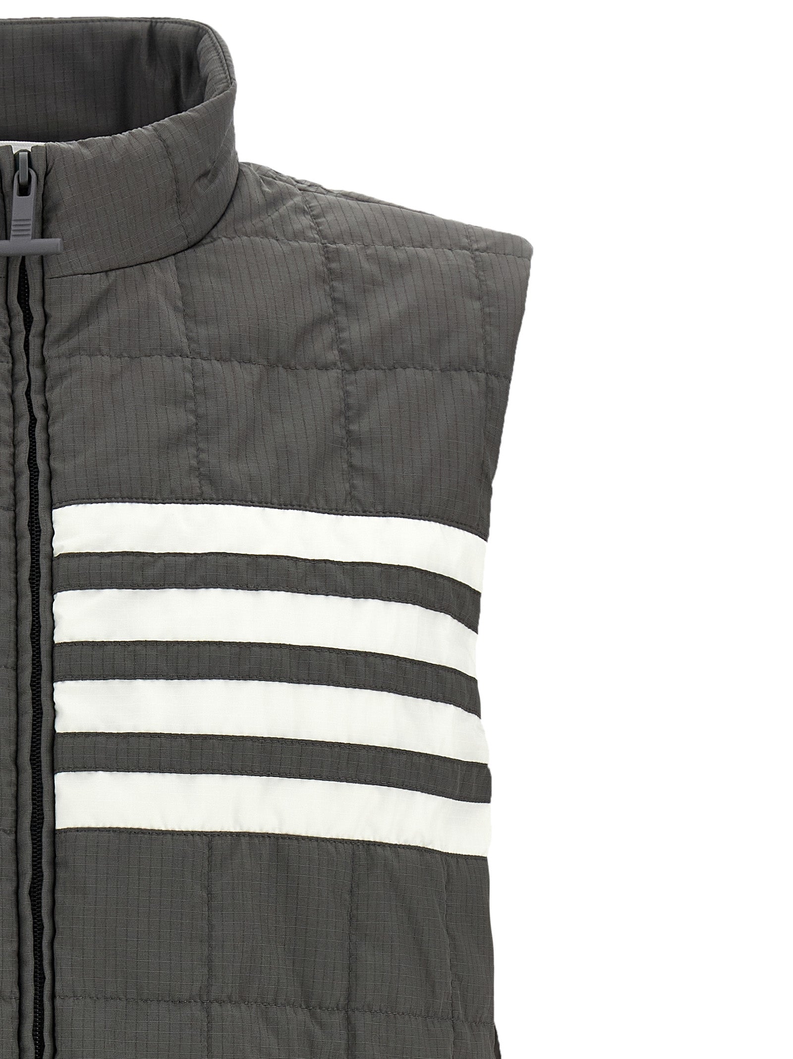 Thom Browne Men '4Bar' Ripstop Shiny Vest THOM BROWNE