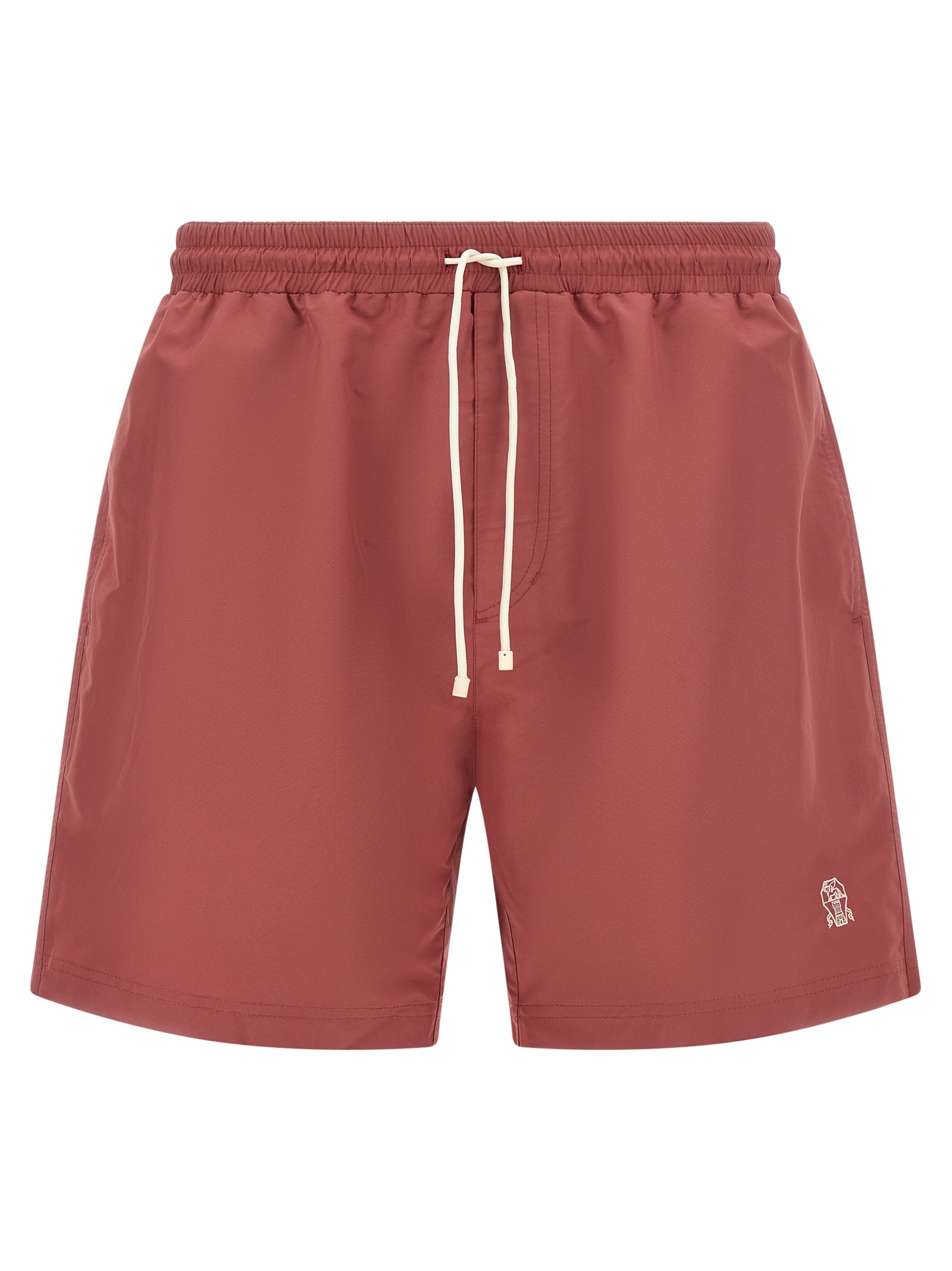 Brunello Cucinelli Men Solomeo Logo Swimsuit BRUNELLO CUCINELLI
