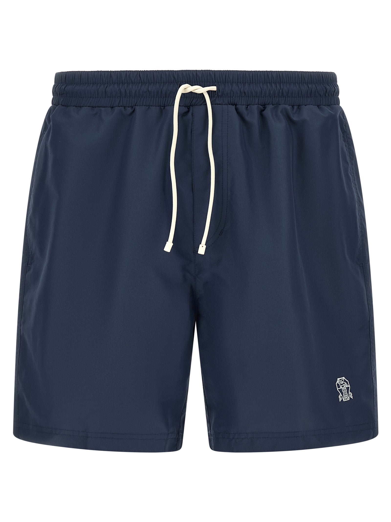 Brunello Cucinelli Men Logo Embroidery Swimsuit BRUNELLO CUCINELLI