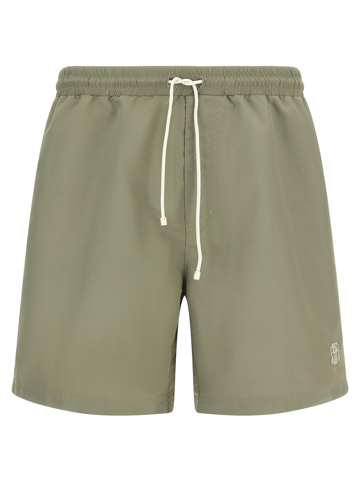 Brunello Cucinelli Men Logo Embroidery Swimsuit BRUNELLO CUCINELLI