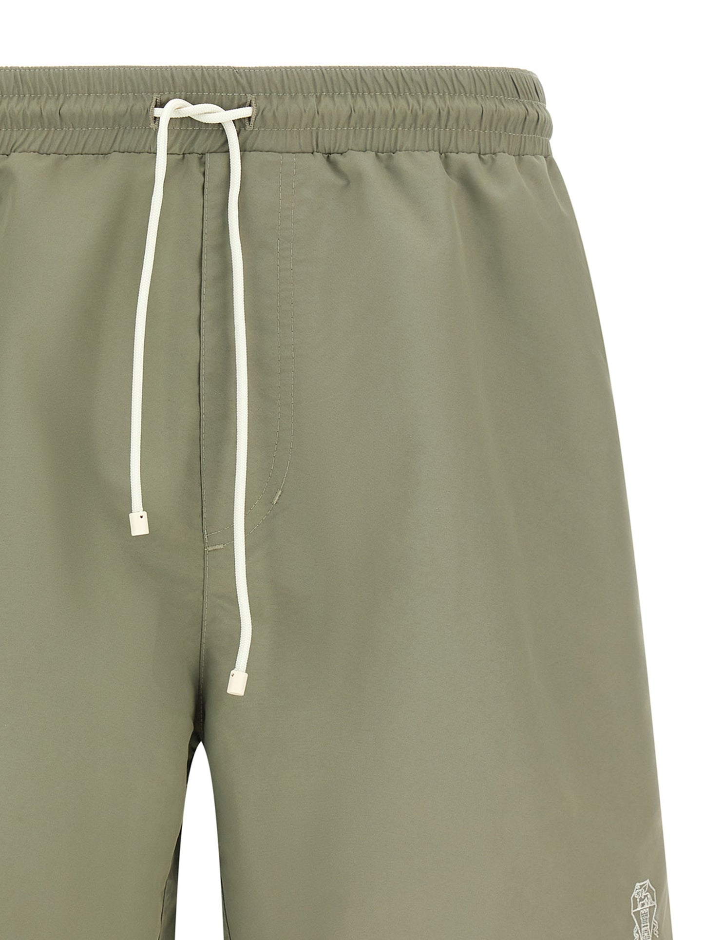 Brunello Cucinelli Men Logo Embroidery Swimsuit BRUNELLO CUCINELLI