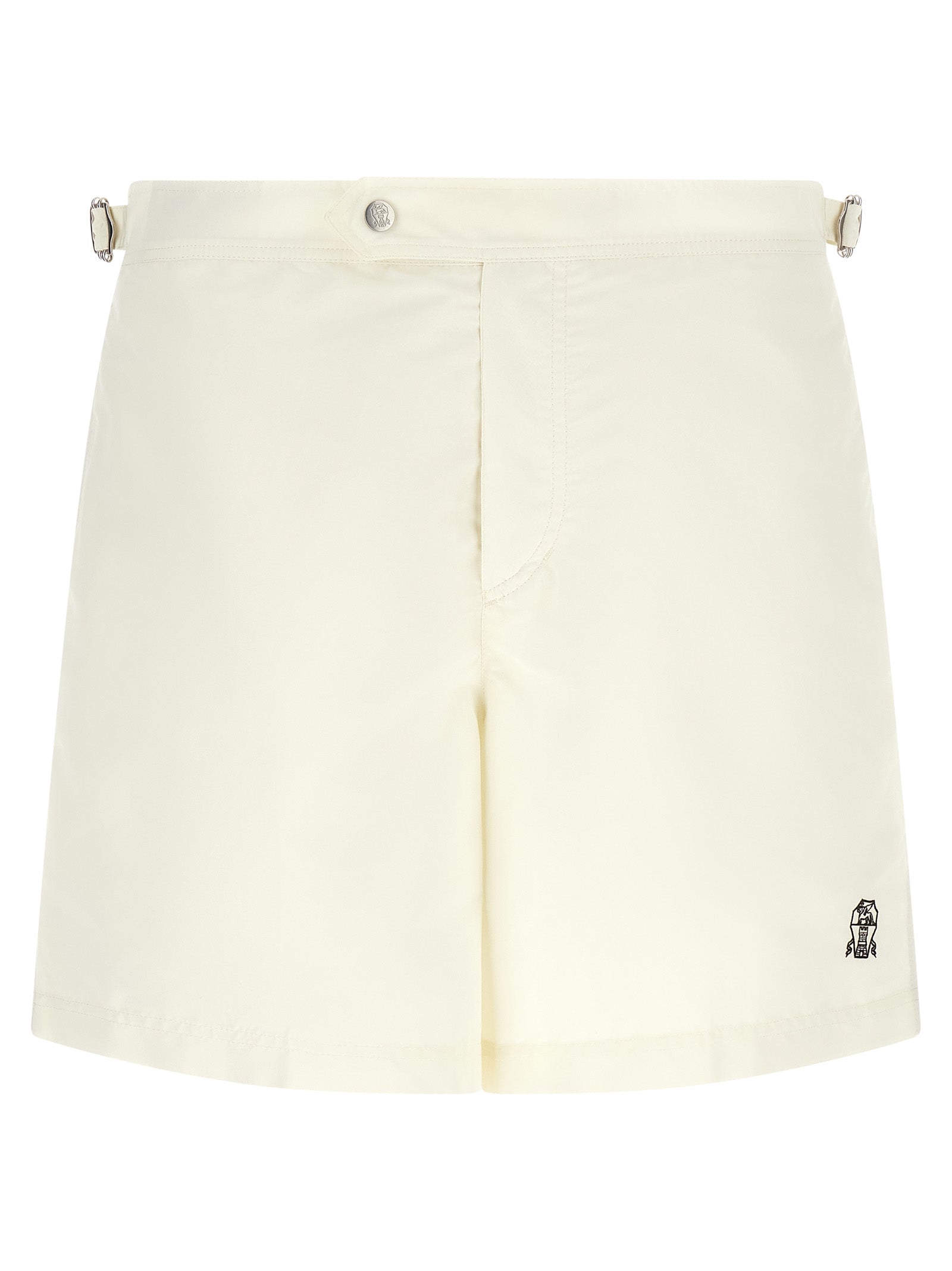 Brunello Cucinelli Men Logo Embroidery Swimsuit BRUNELLO CUCINELLI