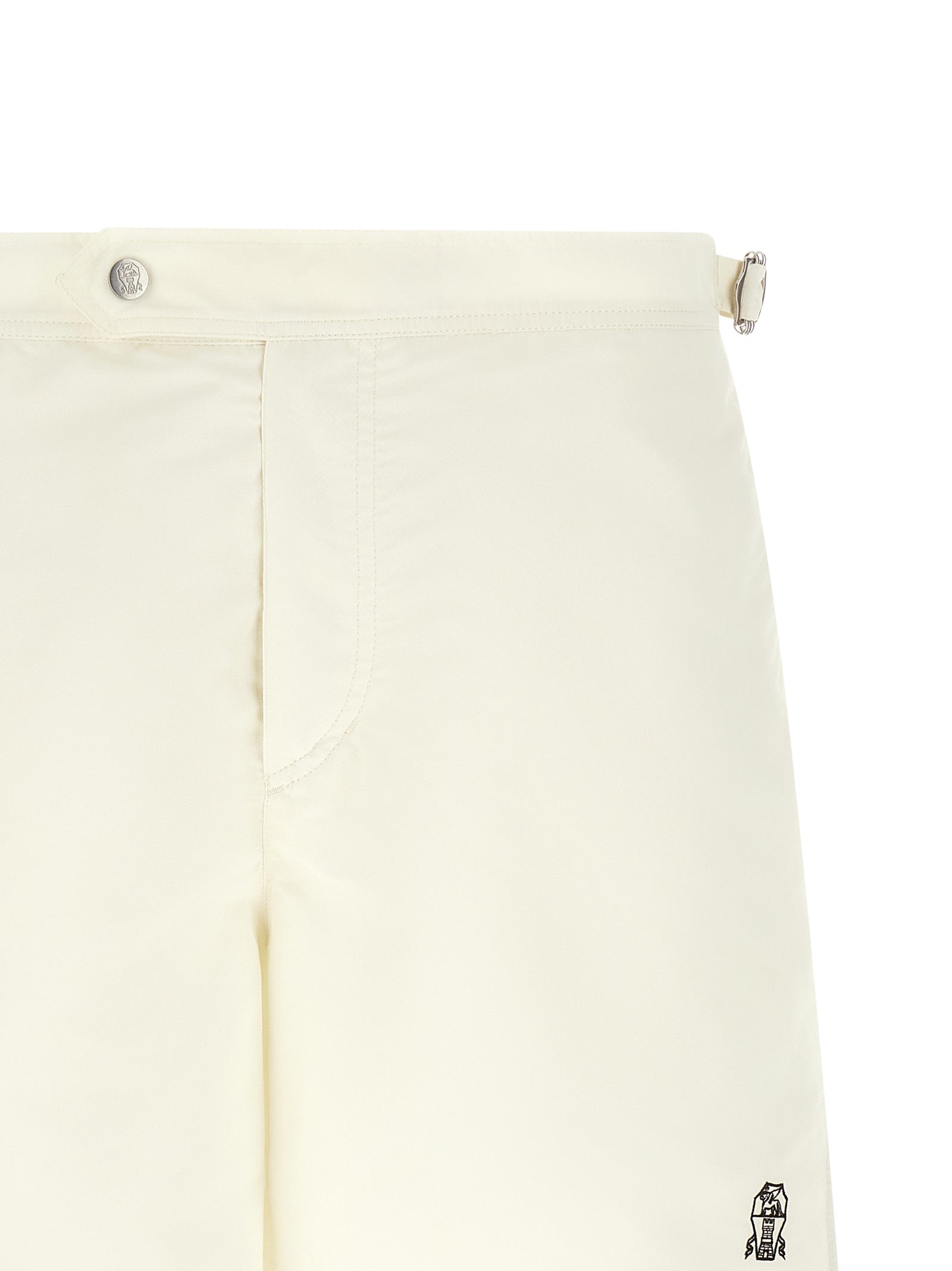 Brunello Cucinelli Men Logo Embroidery Swimsuit BRUNELLO CUCINELLI