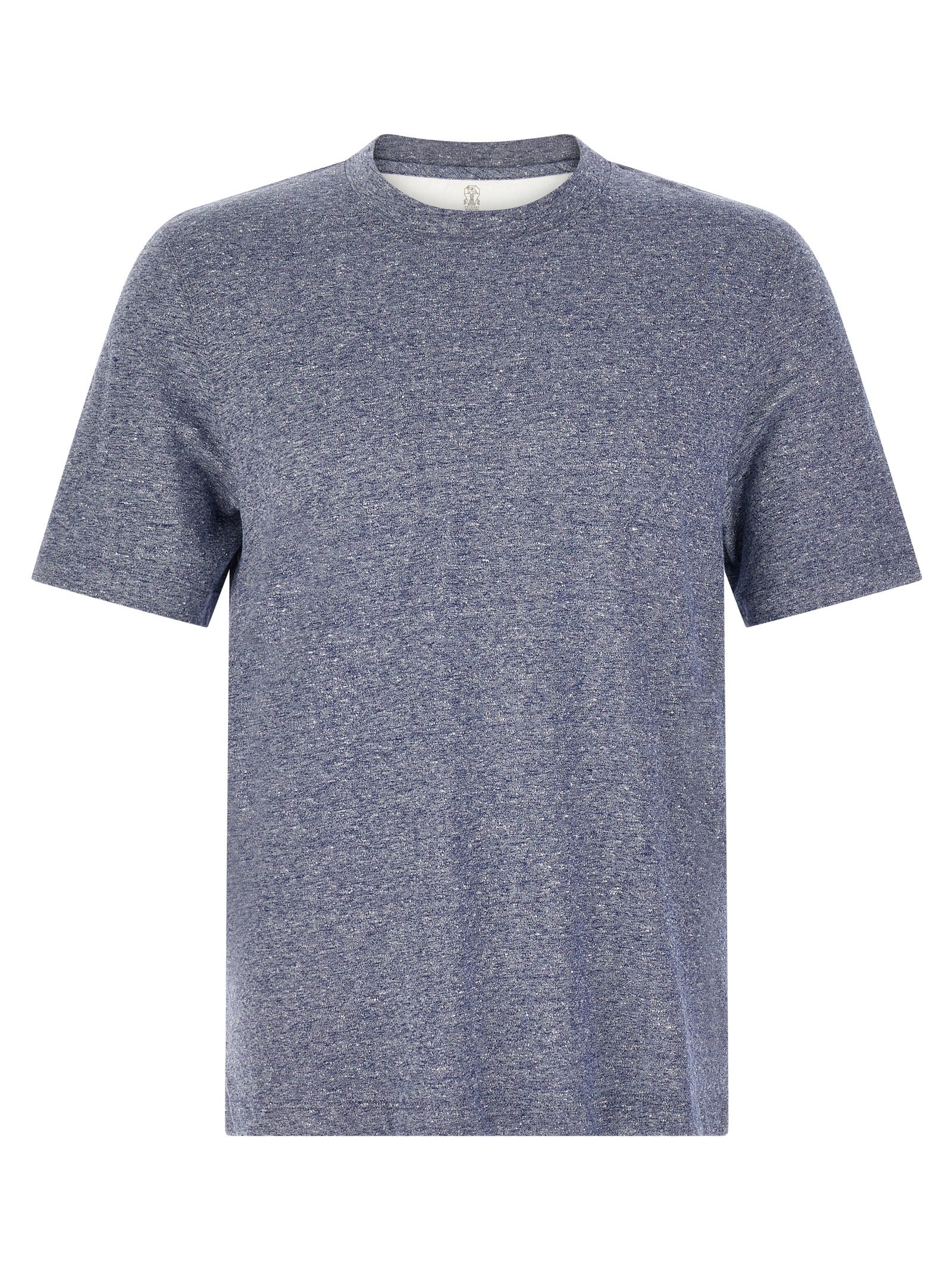 Brunello Cucinelli Men Mélange Linen Blend T-Shirt BRUNELLO CUCINELLI