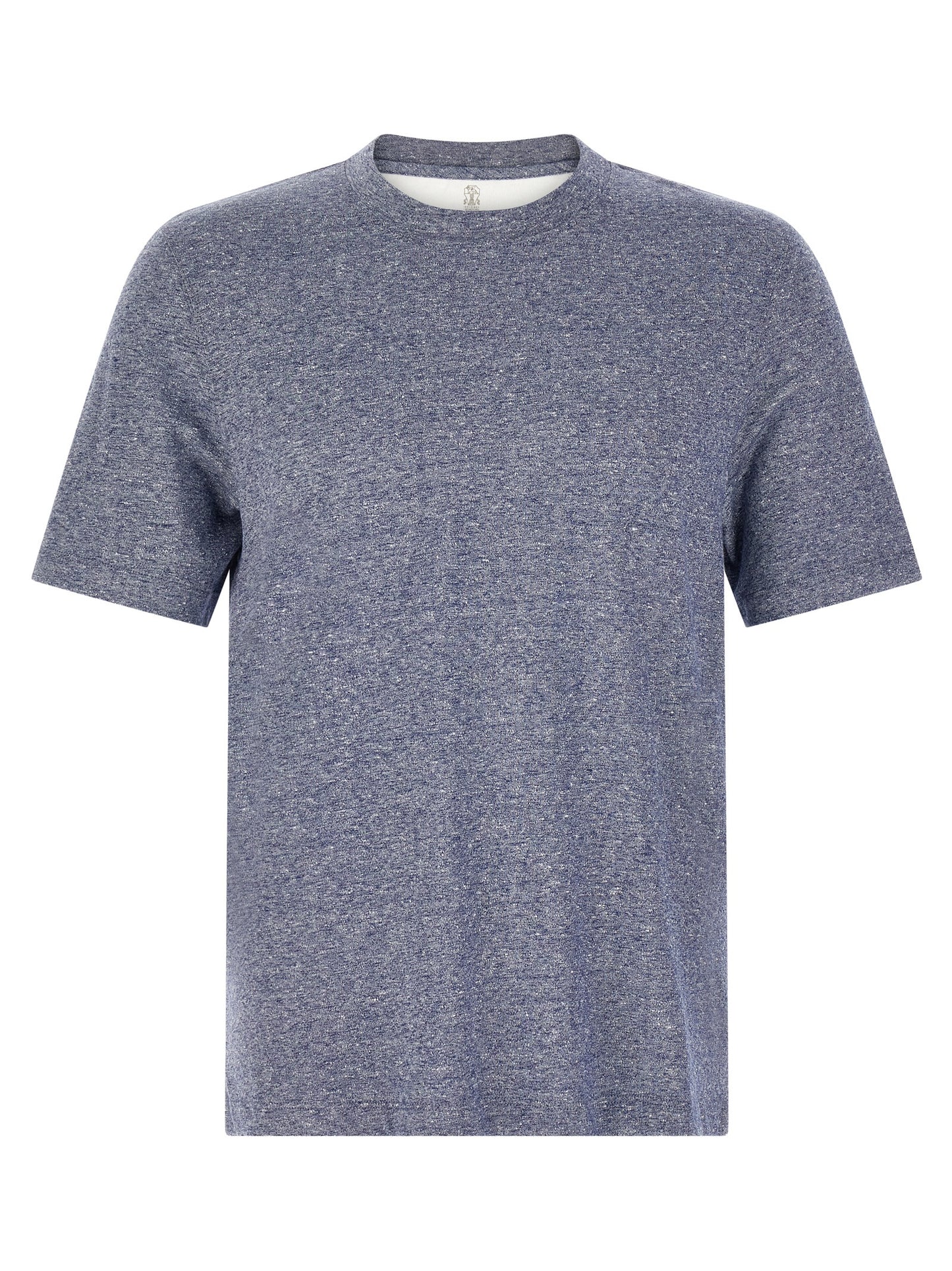 Brunello Cucinelli Men Mélange Linen Blend T-Shirt