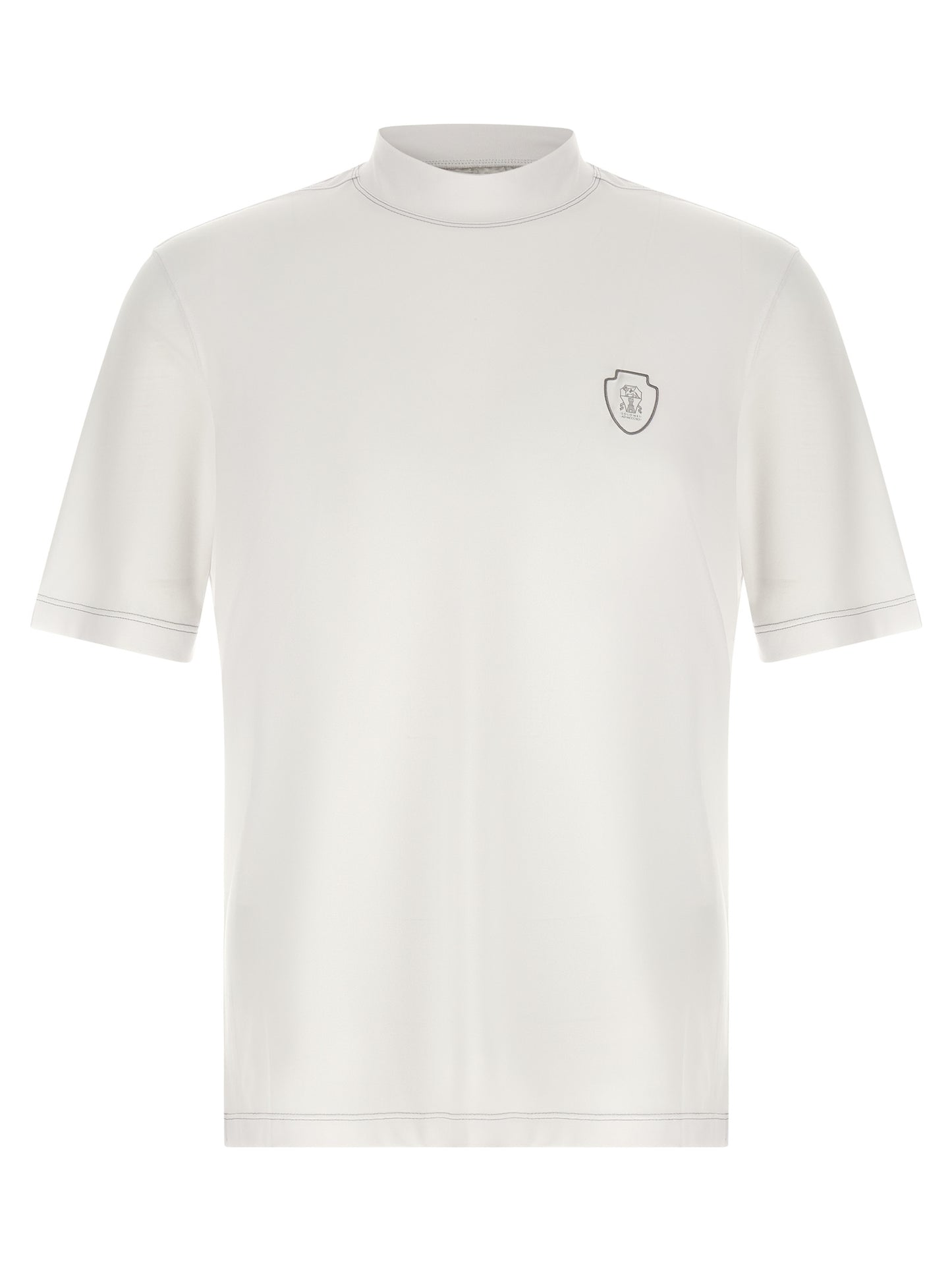 Brunello Cucinelli Men Techno Piquet T-Shirt BRUNELLO CUCINELLI