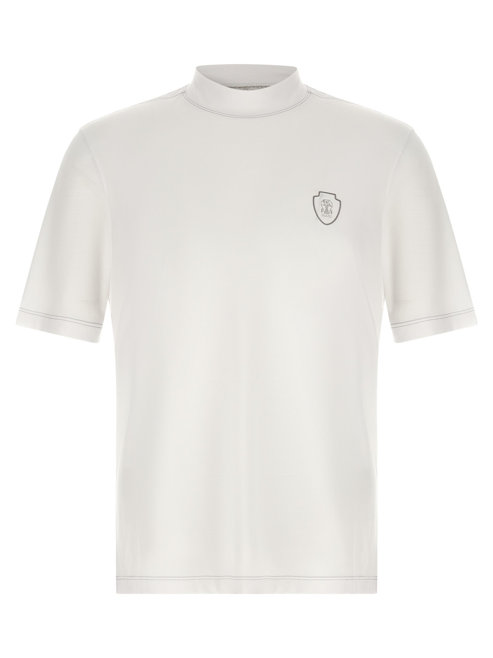 Brunello Cucinelli Men Techno Piquet T-Shirt BRUNELLO CUCINELLI